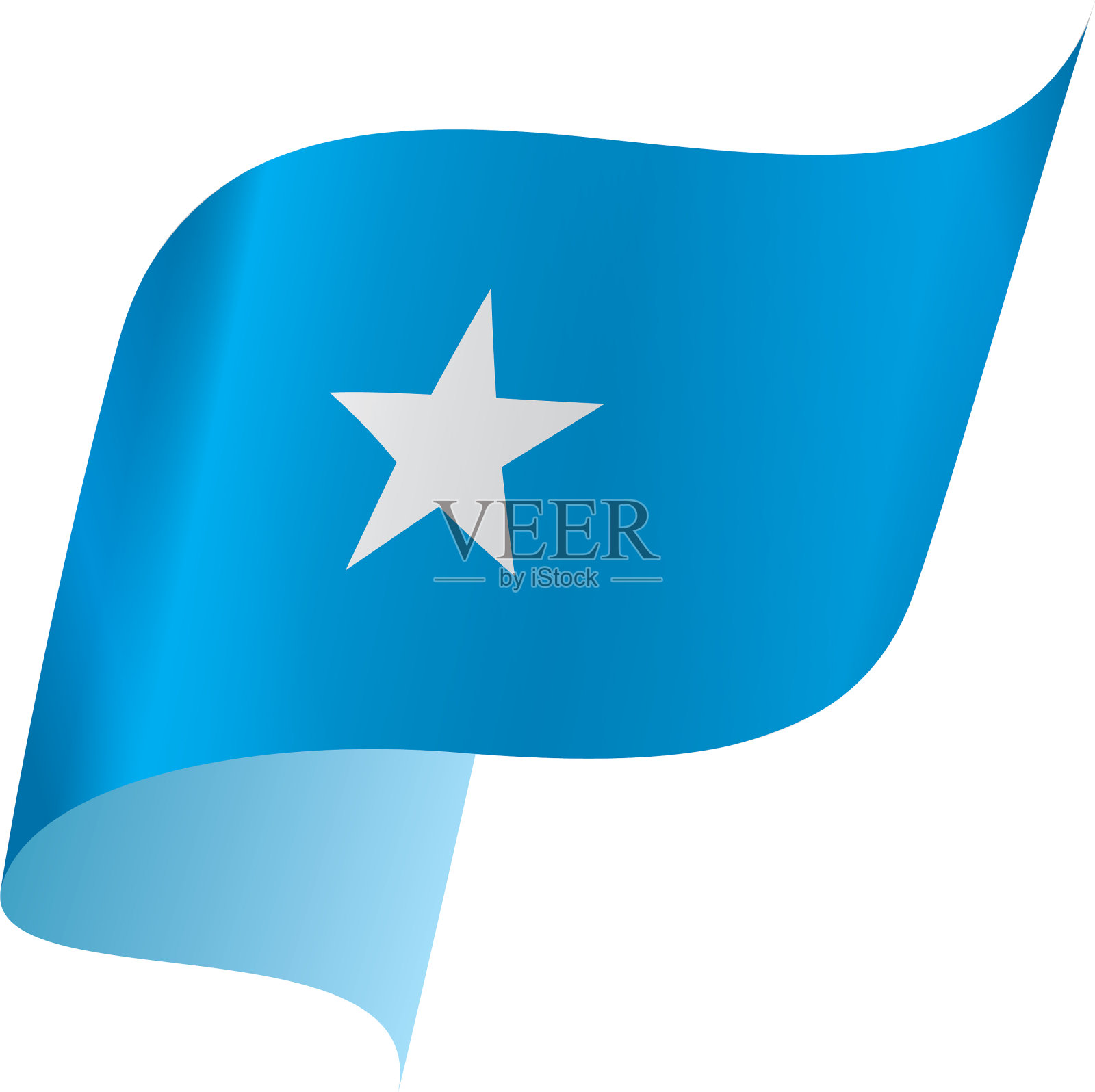 索马里国旗设计元素图片