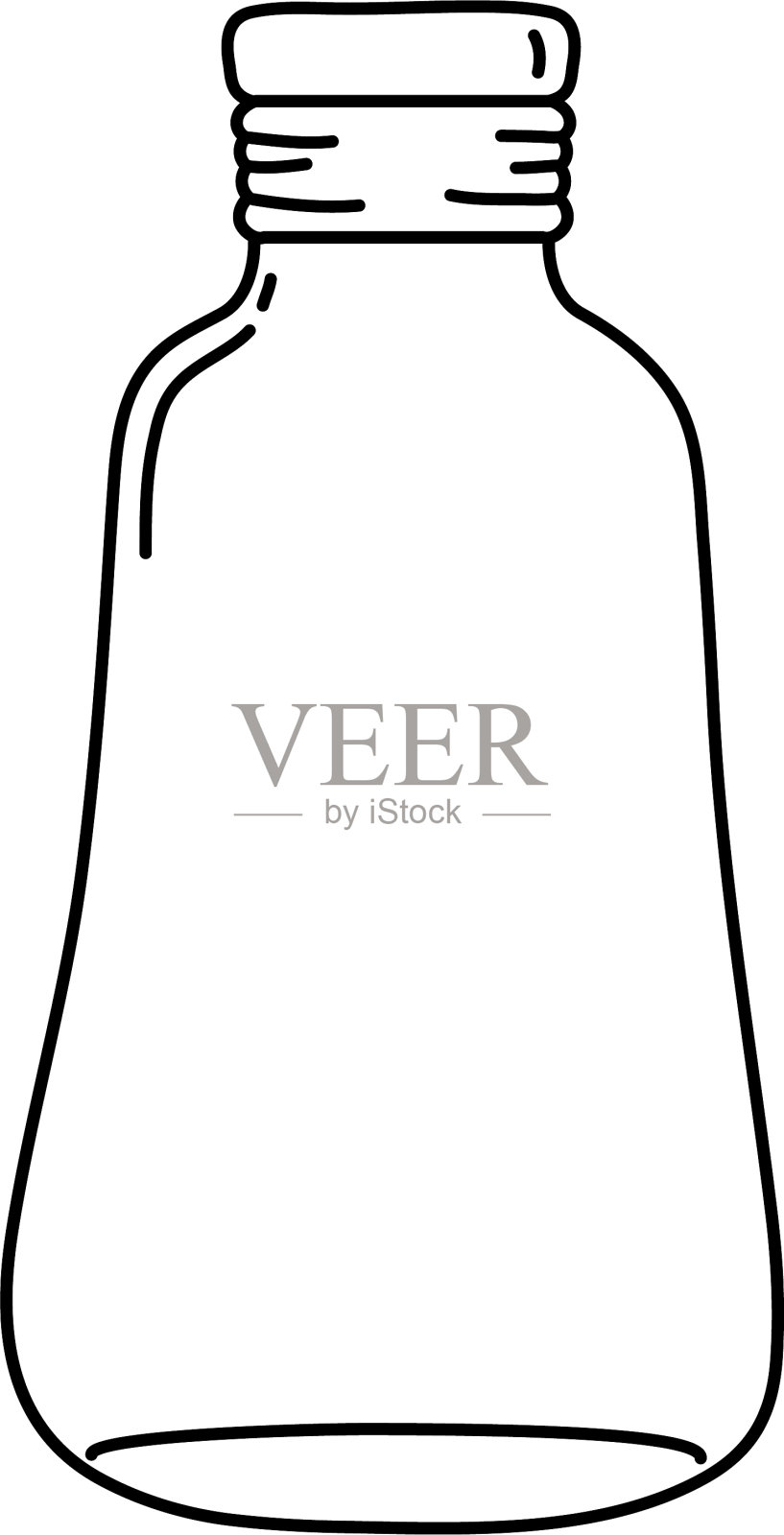 线长石匠罐保存装饰设计元素图片