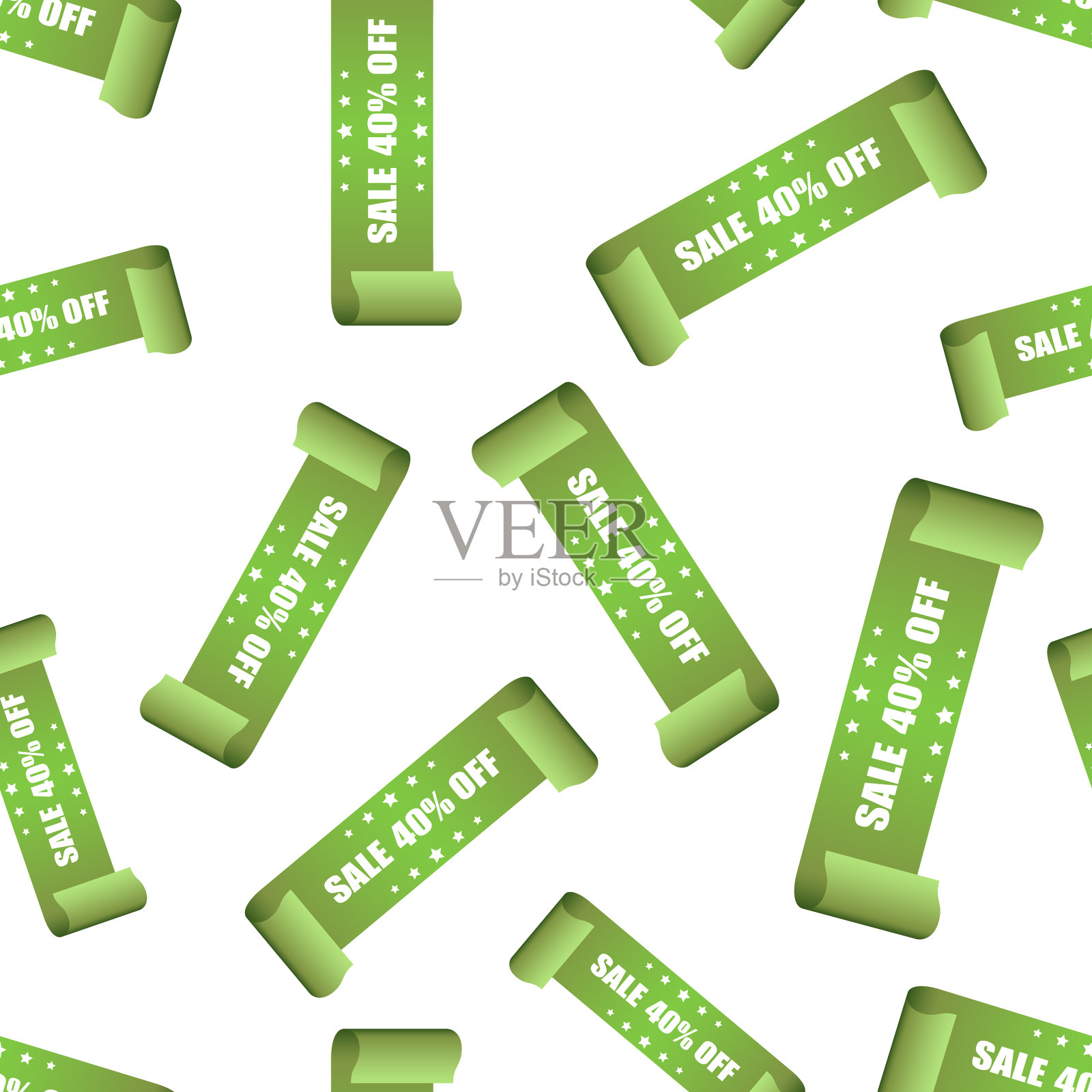 销售40条缎带无缝图案背景设计元素图片