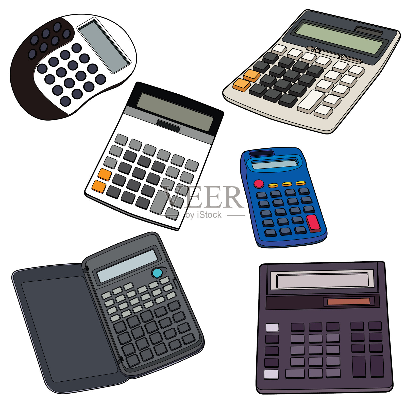 电子计算器图标素材