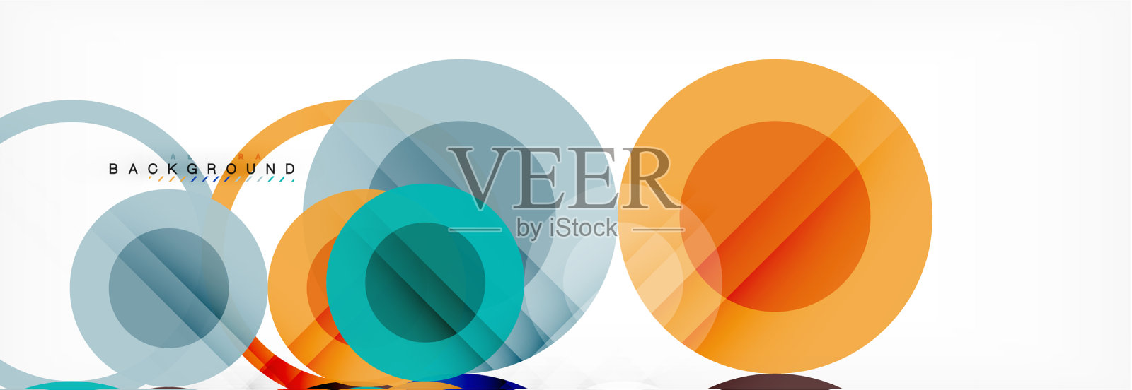 抽象彩色几何构图插画图片素材