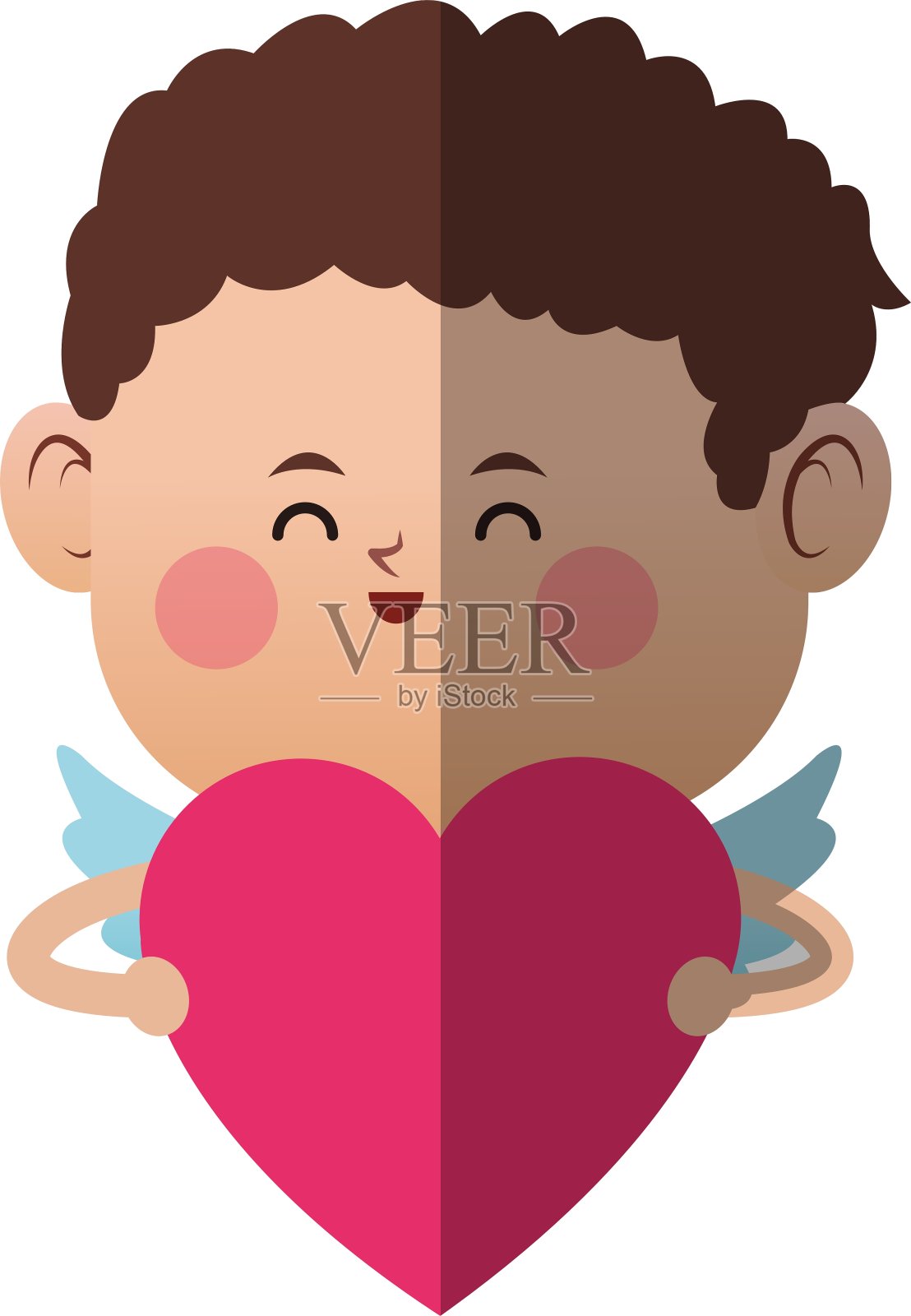 丘比特卡通图标插画图片素材