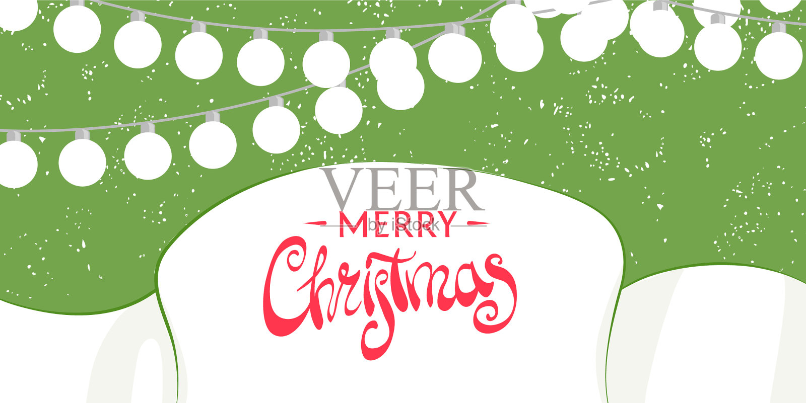 贺卡的圣诞模板插画图片素材