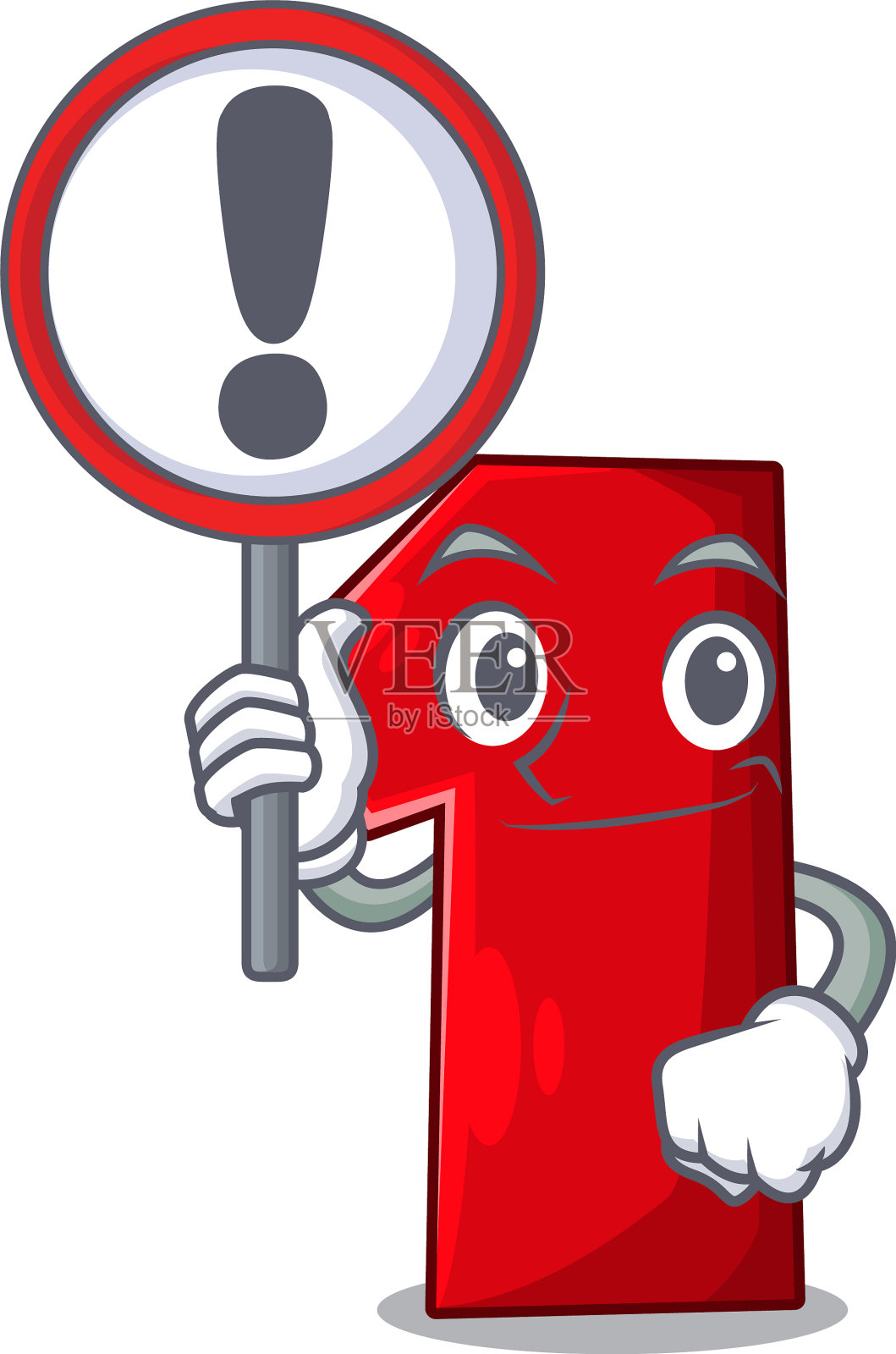 站台上有一号符号设计元素图片