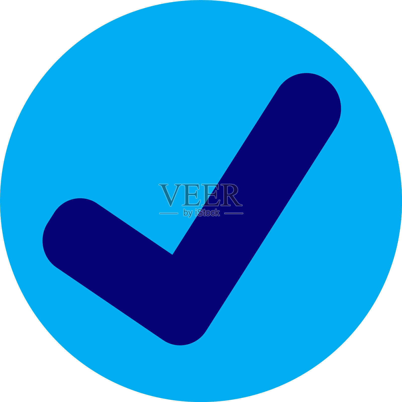 勾选标记图标插画图片素材