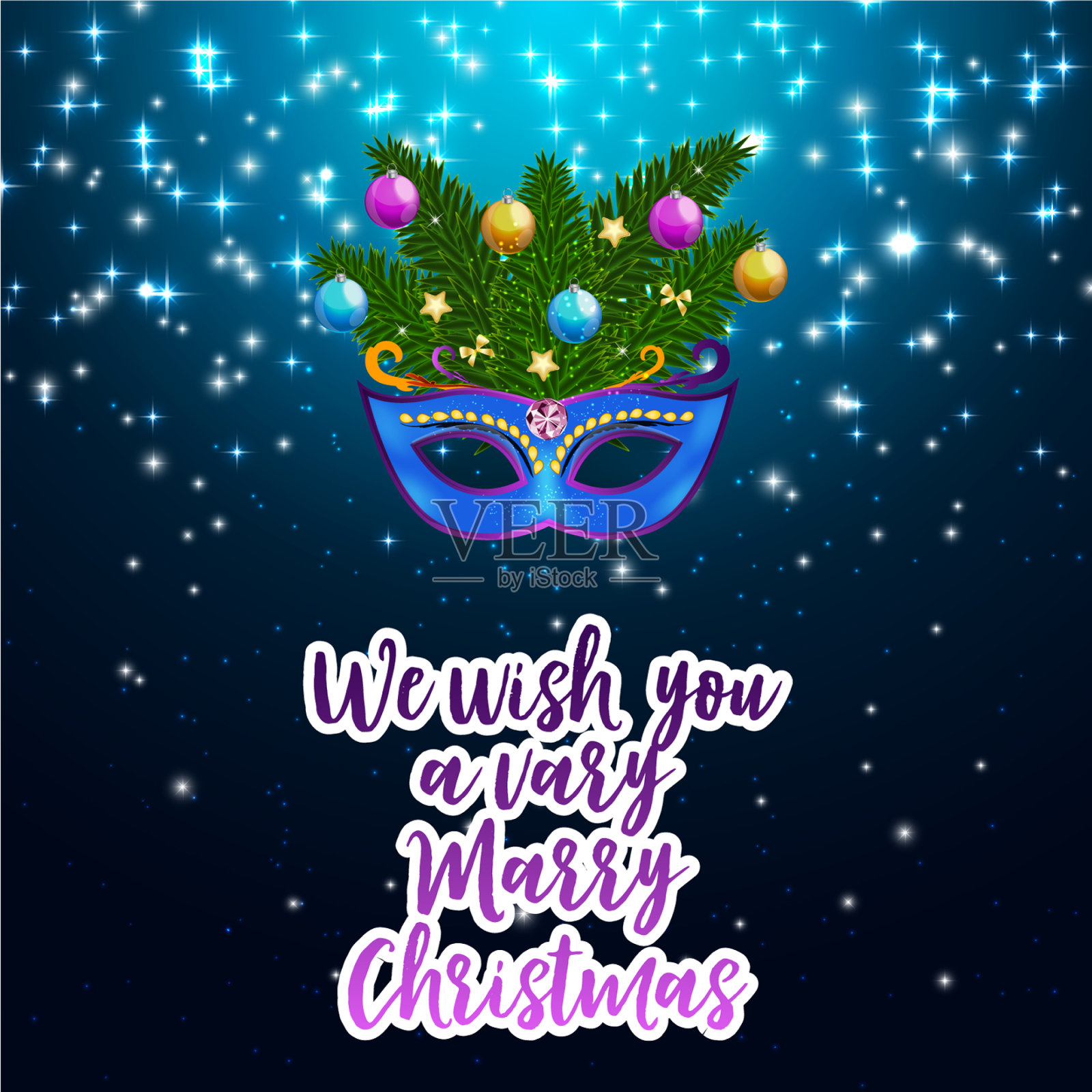 圣诞快乐，新年快乐插画图片素材