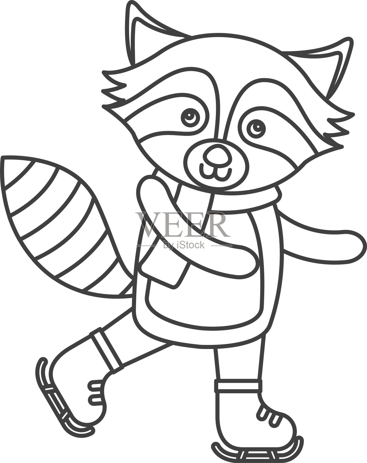 海狸冬装特点设计元素图片