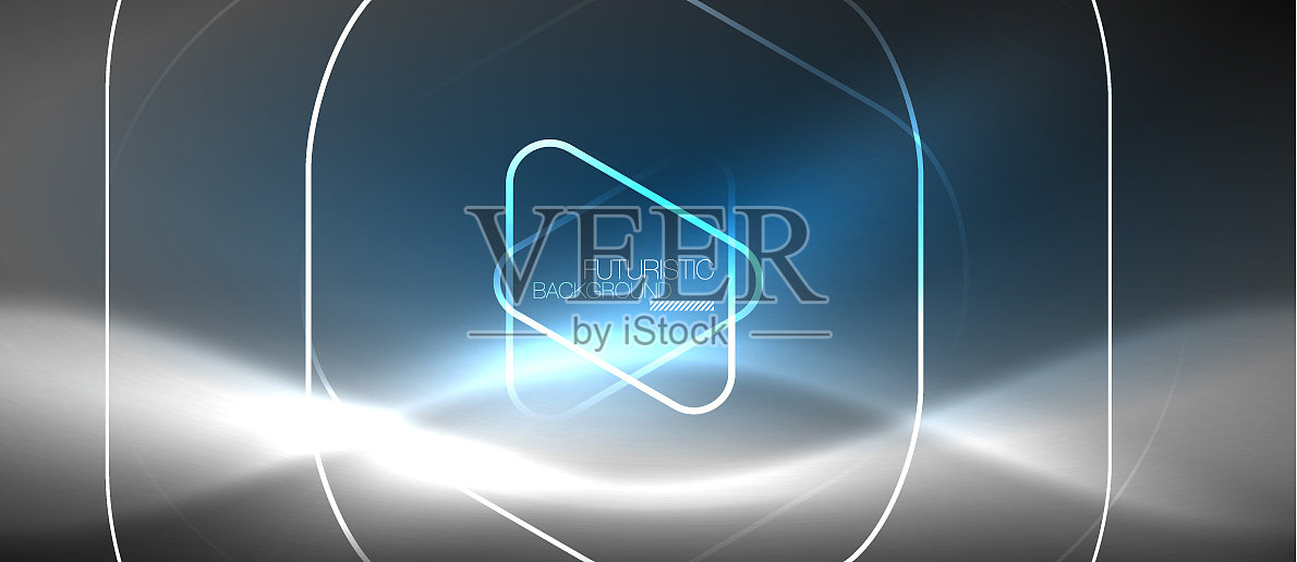 霓虹灯抽象背景插画图片素材