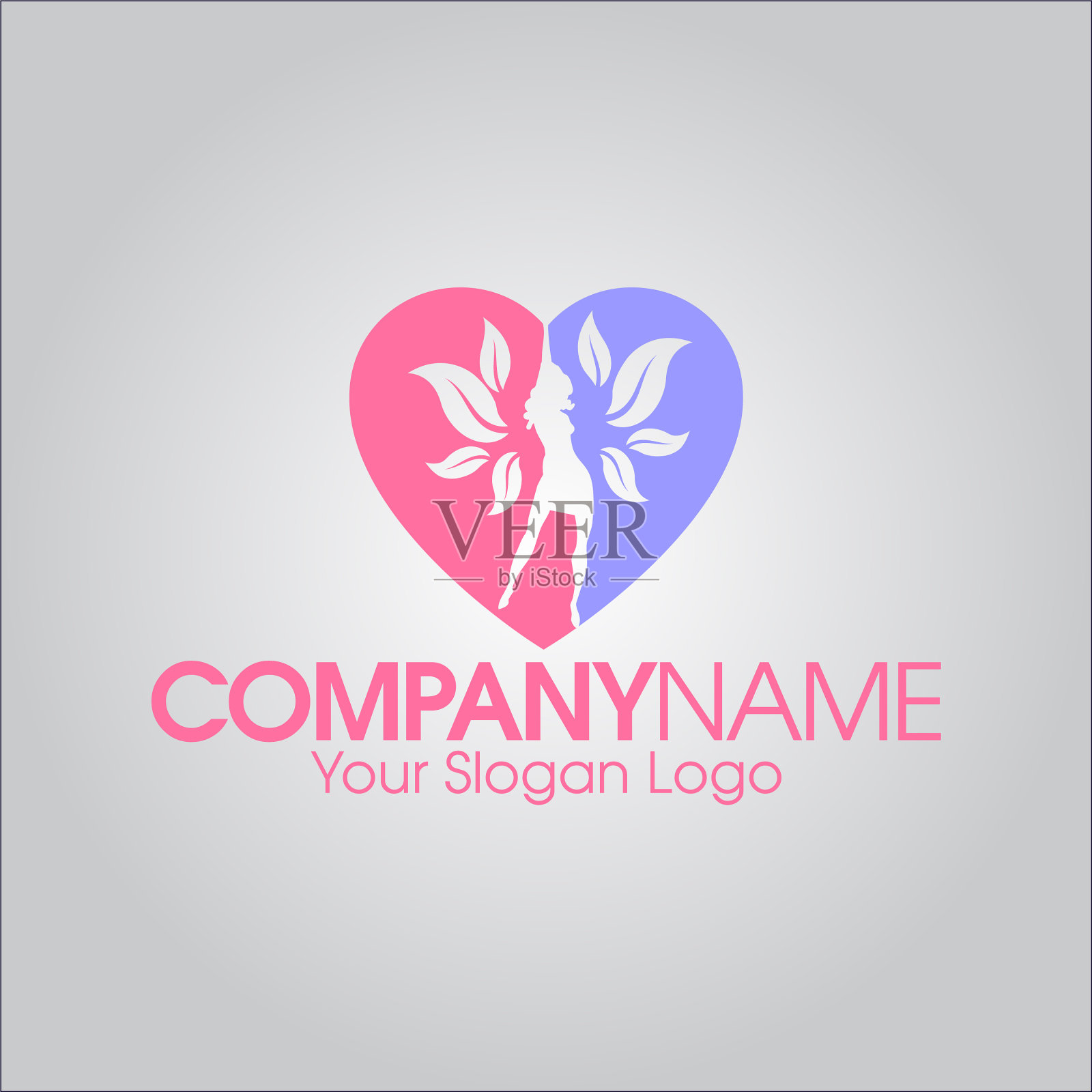 女性在自然插画图片素材