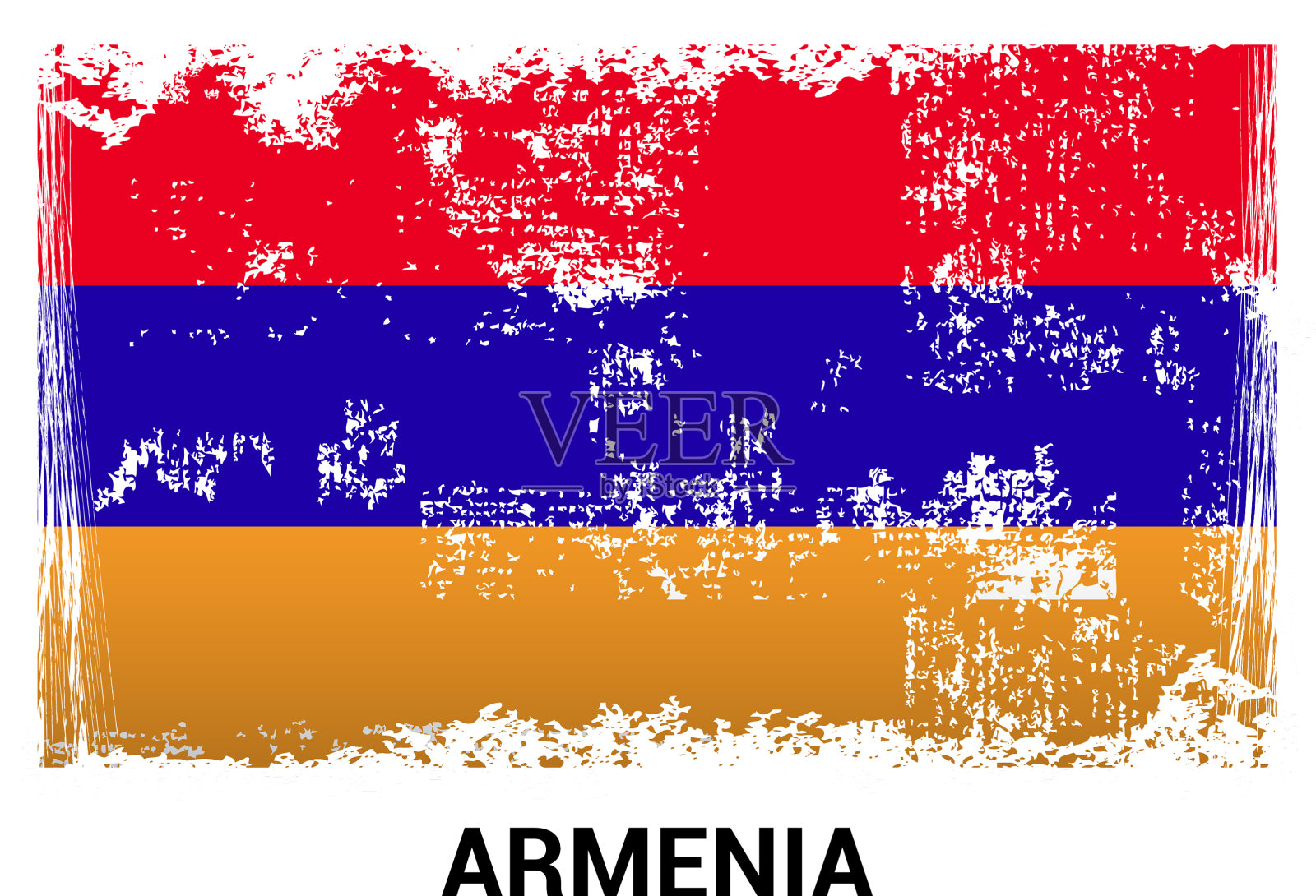 亚美尼亚国旗设计插画图片素材