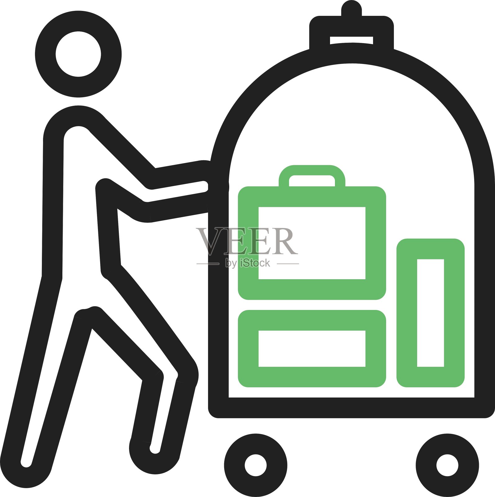 酒店服务插画图片素材