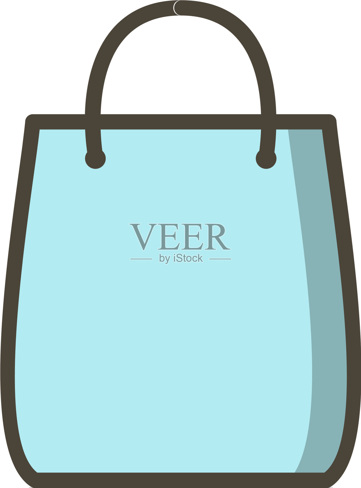 购物袋的图标设计元素图片