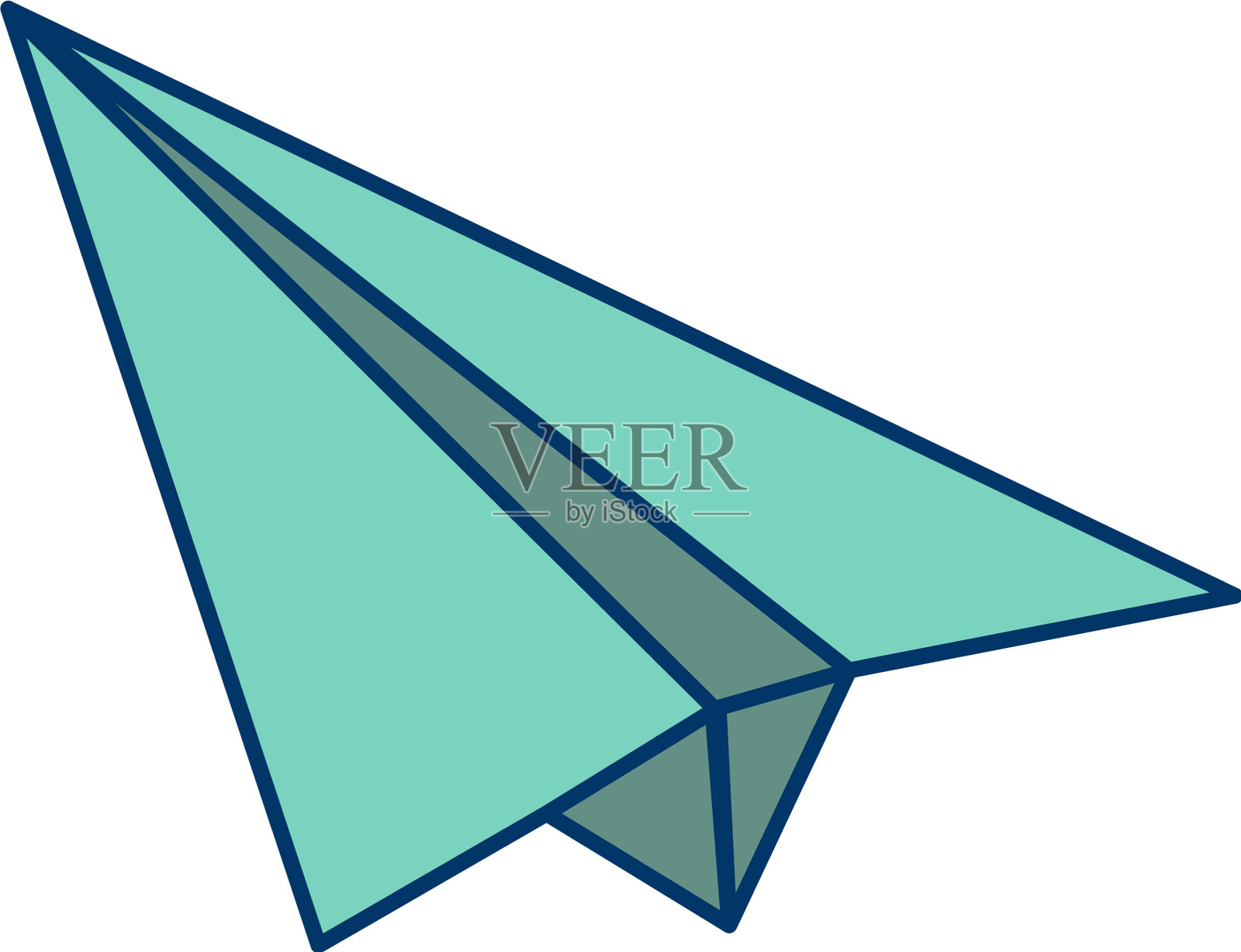 纸飞机图标设计元素图片