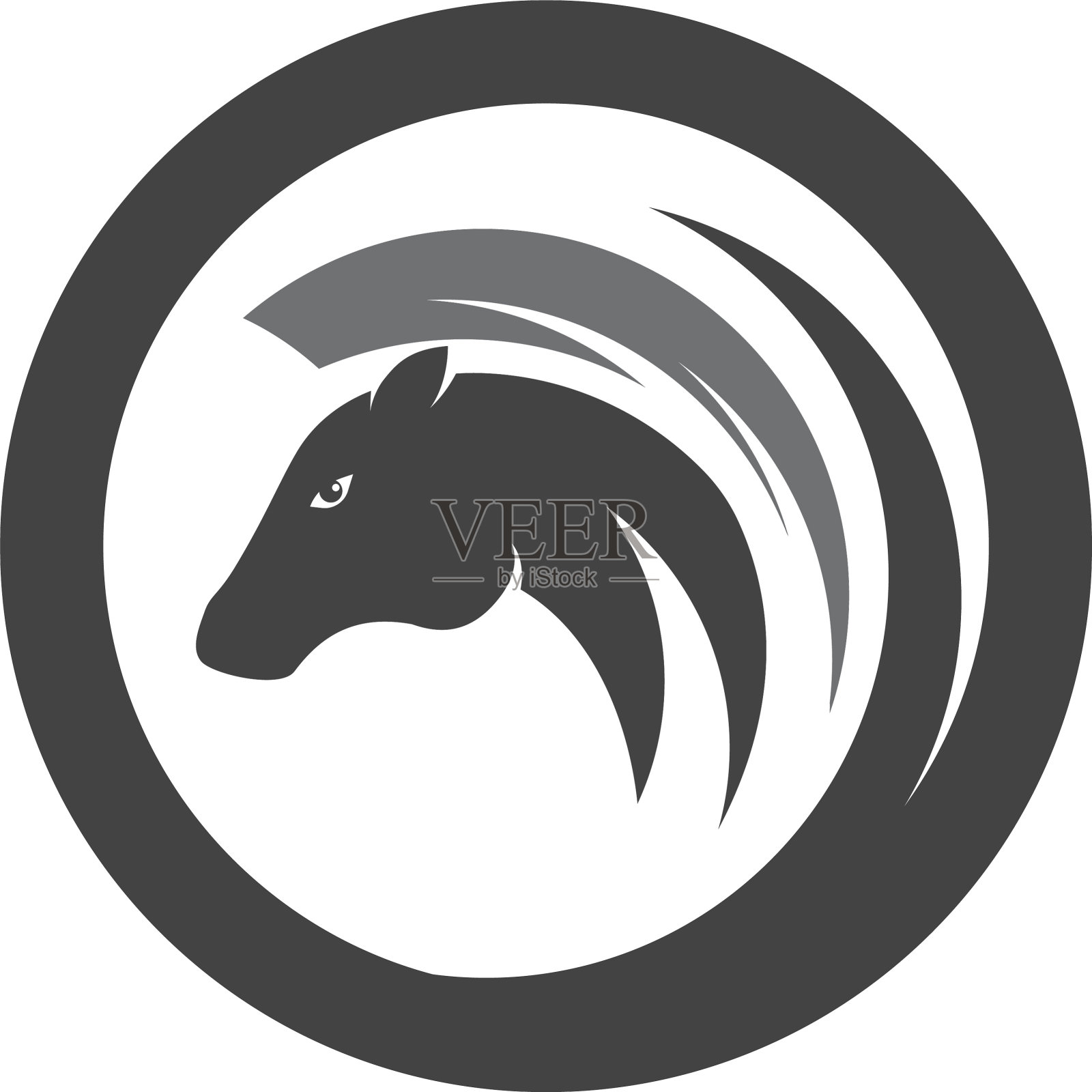 马标志模板设计元素图片