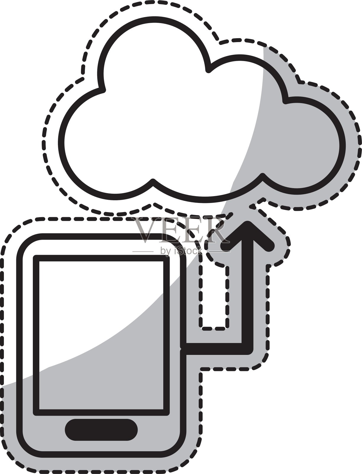 云存储设计插画图片素材