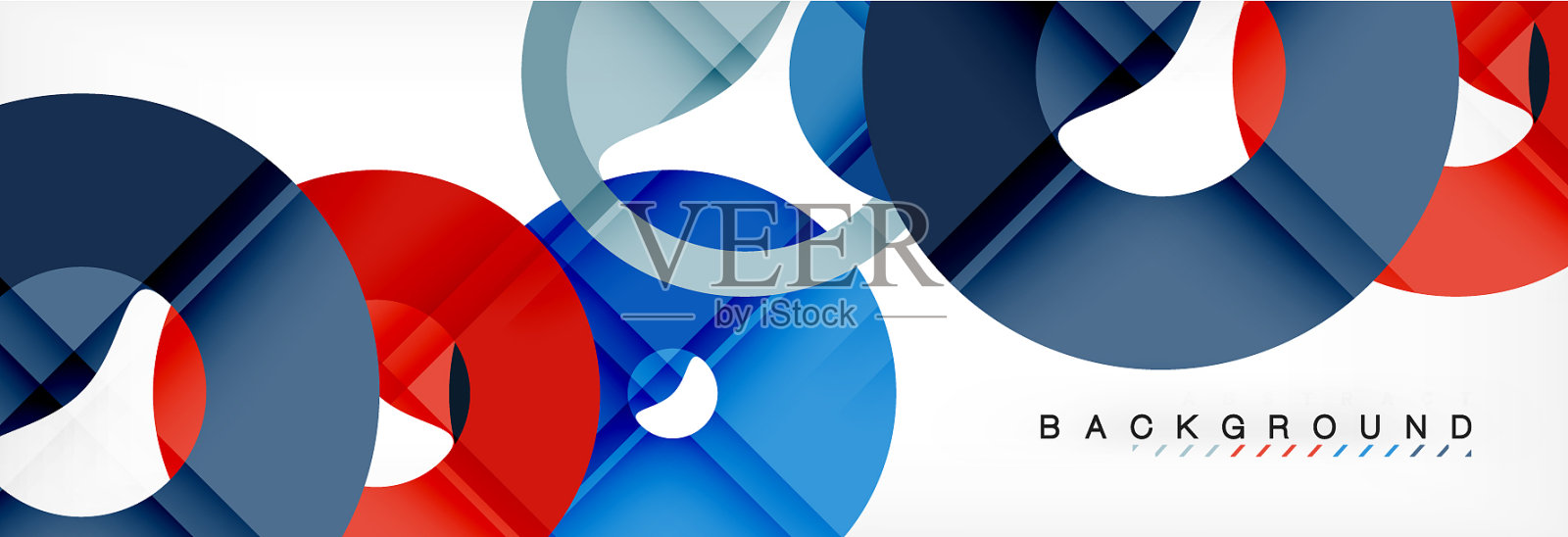 彩色戒指在灰色背景现代插画图片素材