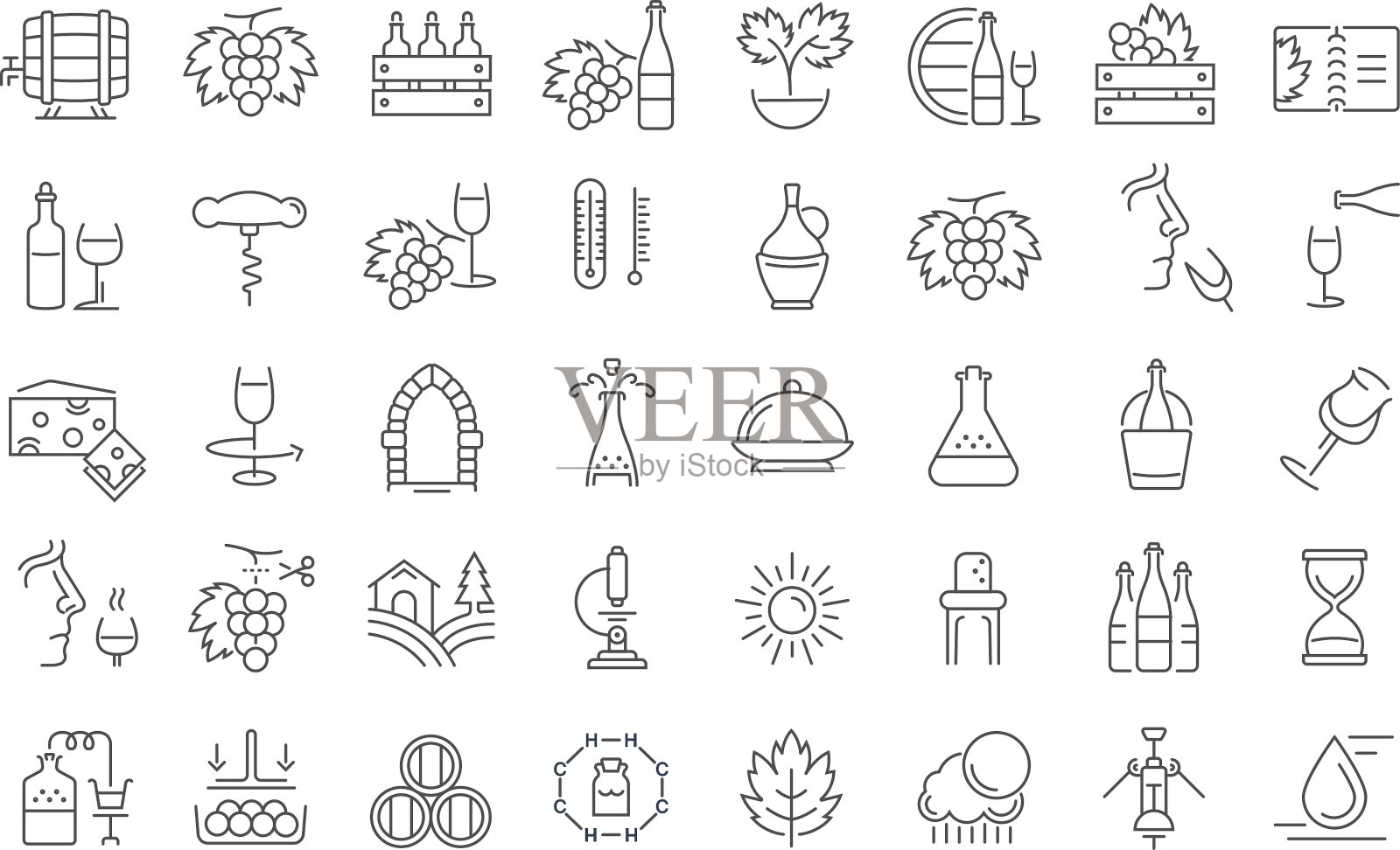 葡萄酒系列图标6图标素材