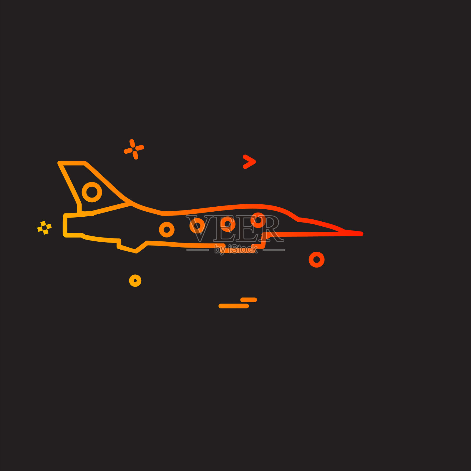 飞机图标设计插画图片素材