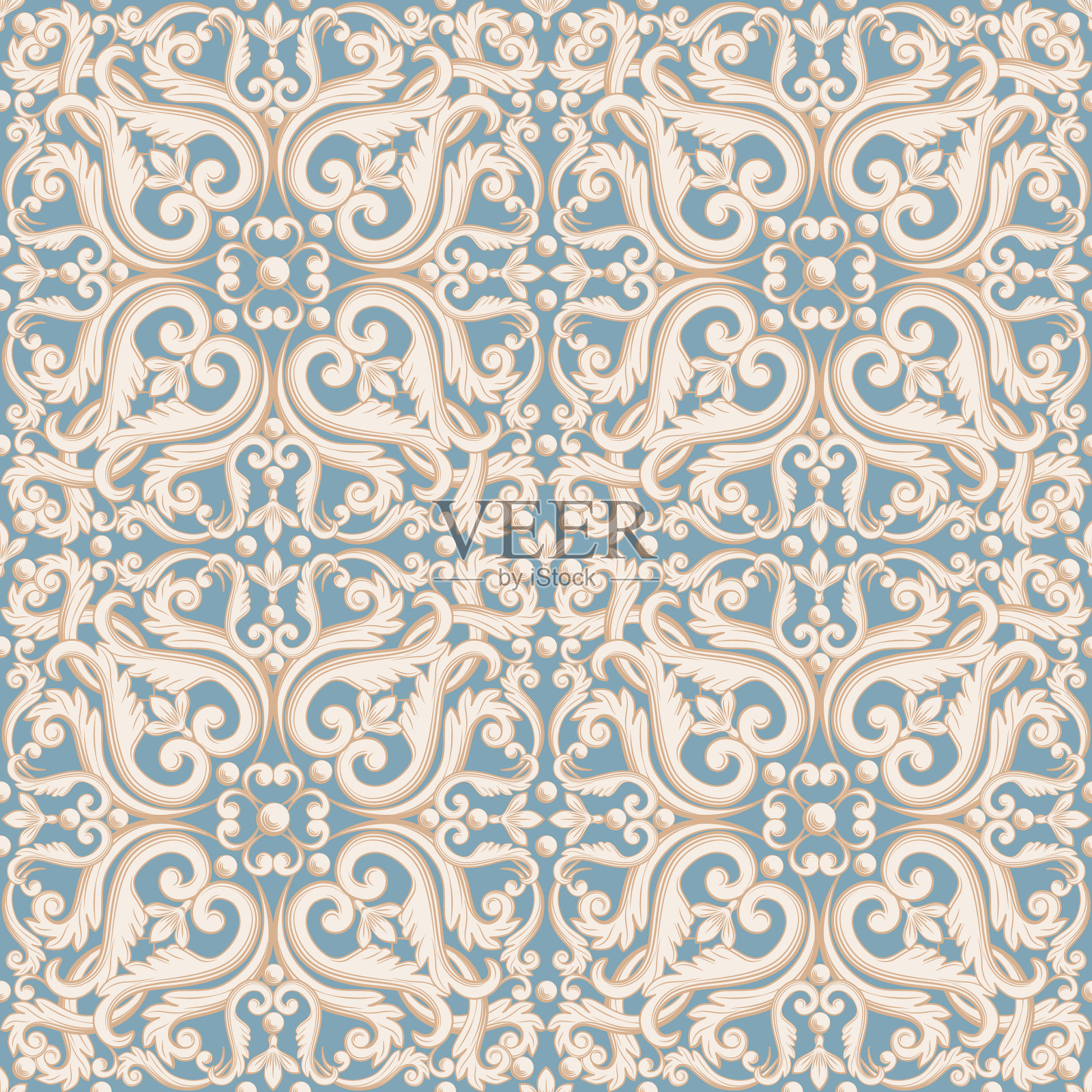 无缝的锦缎模式插画图片素材