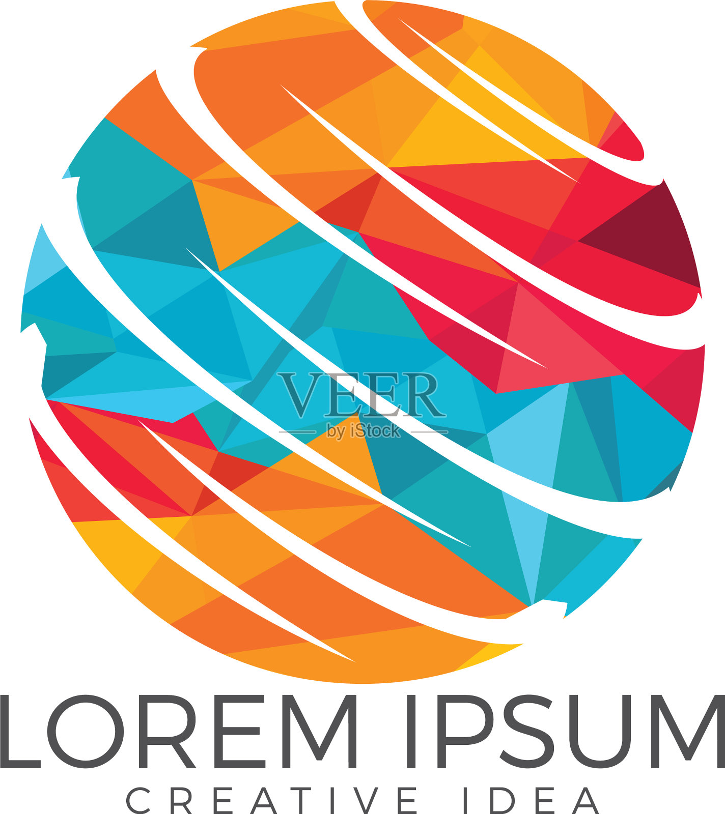 世界的标志插画图片素材