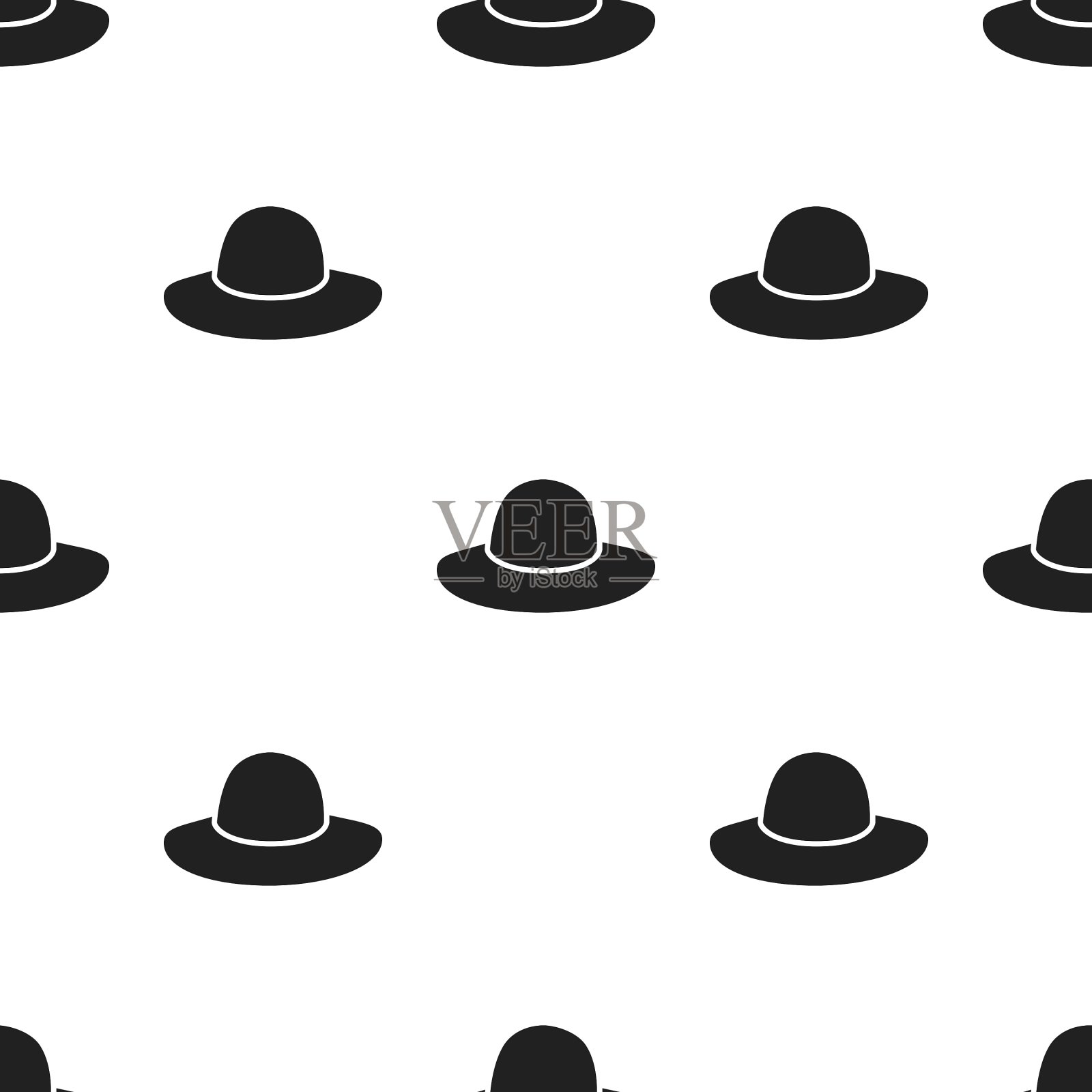 为网络和移动的帽子图标插画图片素材