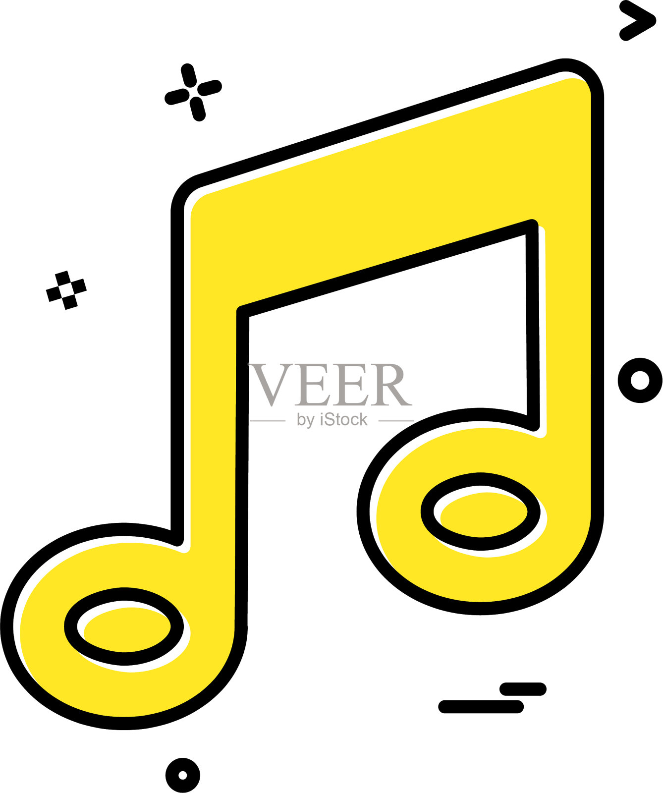 音乐图标设计插画图片素材