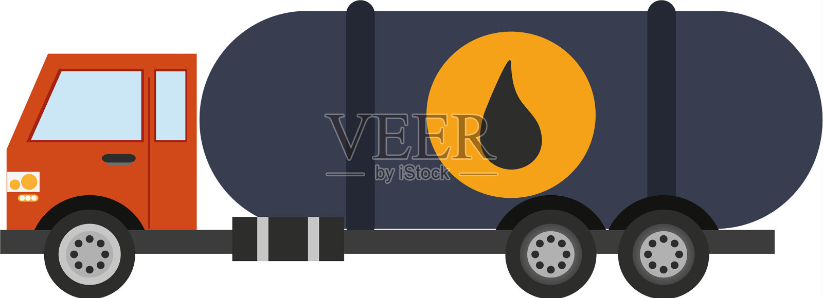 石油行业相关图标形象插画图片素材