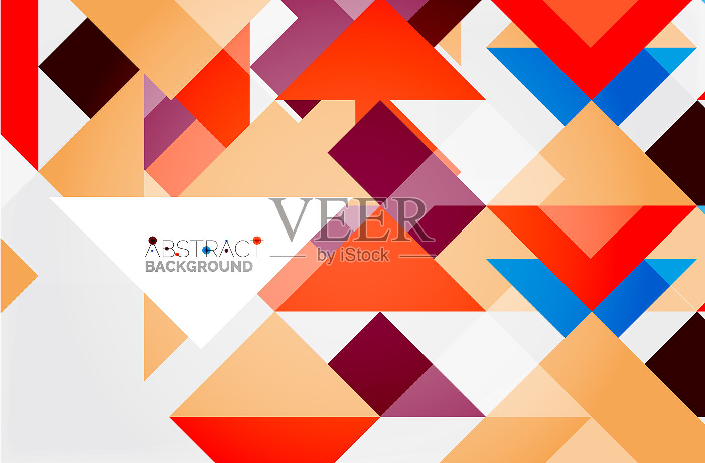 三角图案设计背景插画图片素材