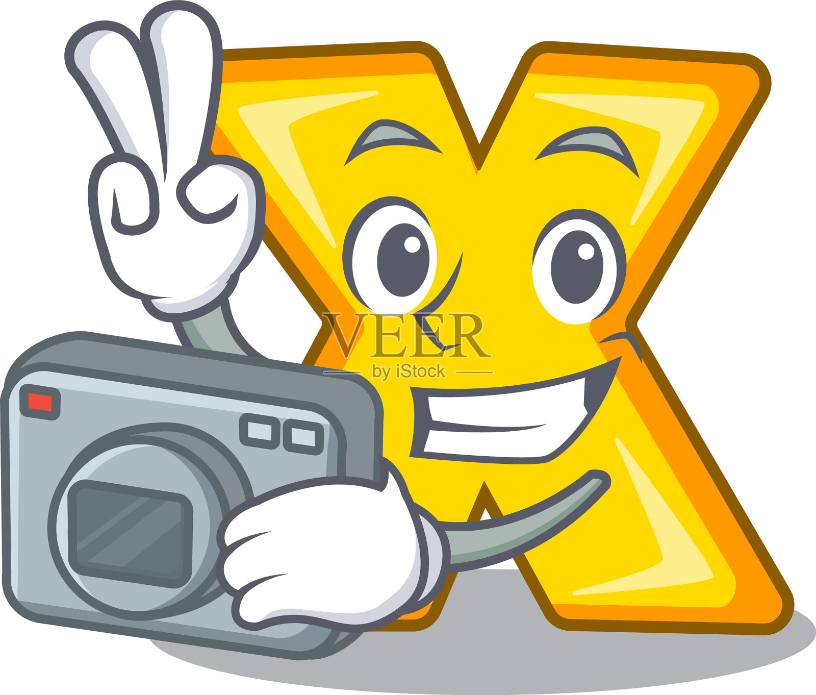 摄影师卡通乘号为算设计元素图片