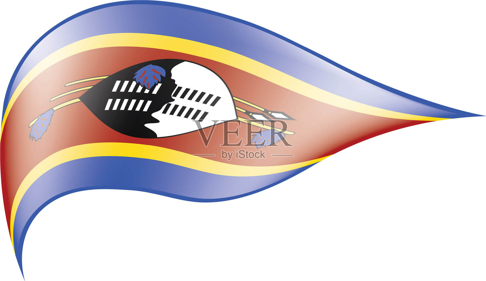 斯威士兰国旗设计元素图片