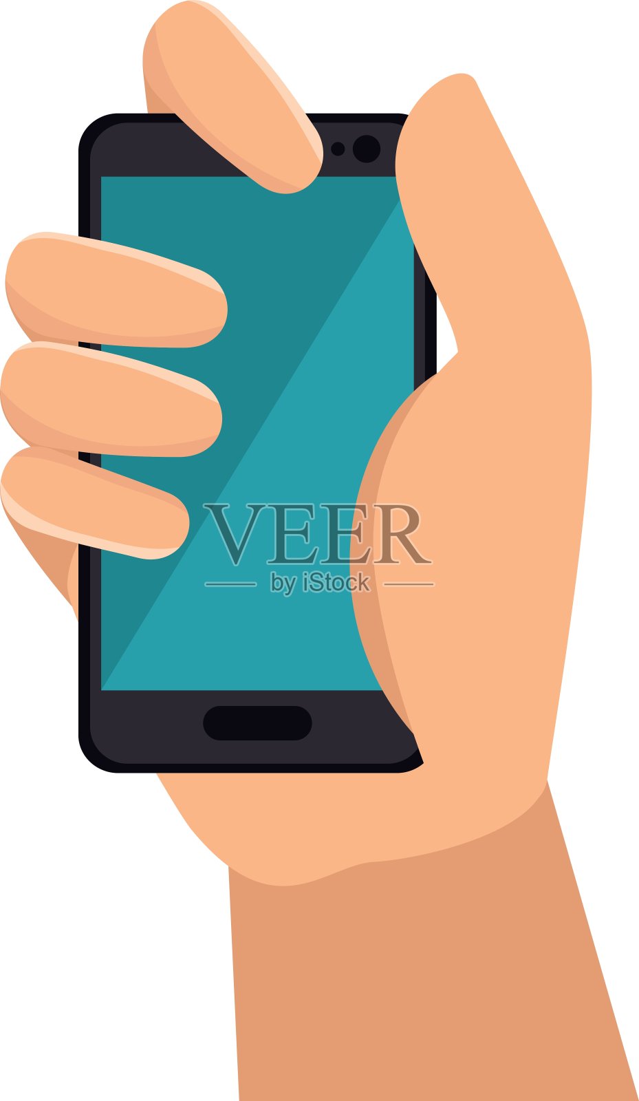 智能手机设备隔离图标插画图片素材