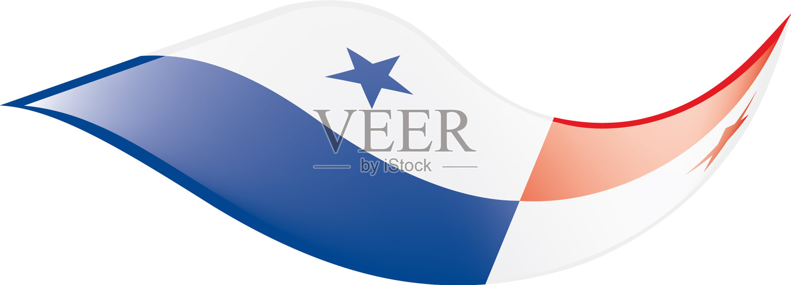 巴拿马国旗设计元素图片