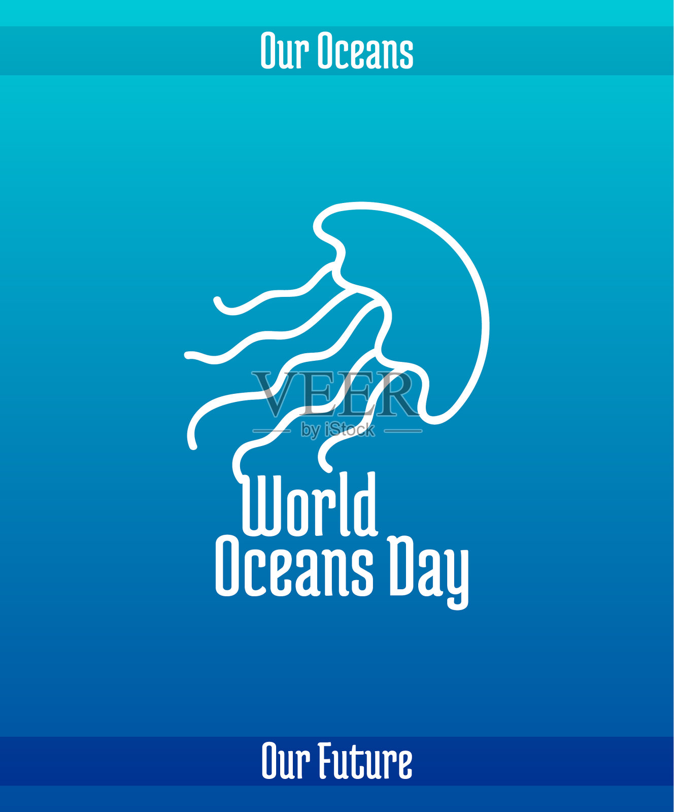 世界海洋日插画图片素材