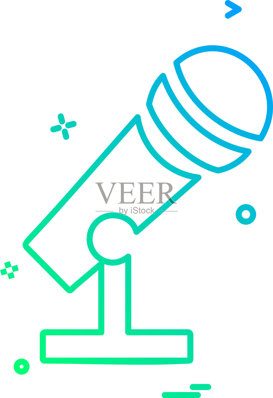 麦克风图标设计插画图片素材