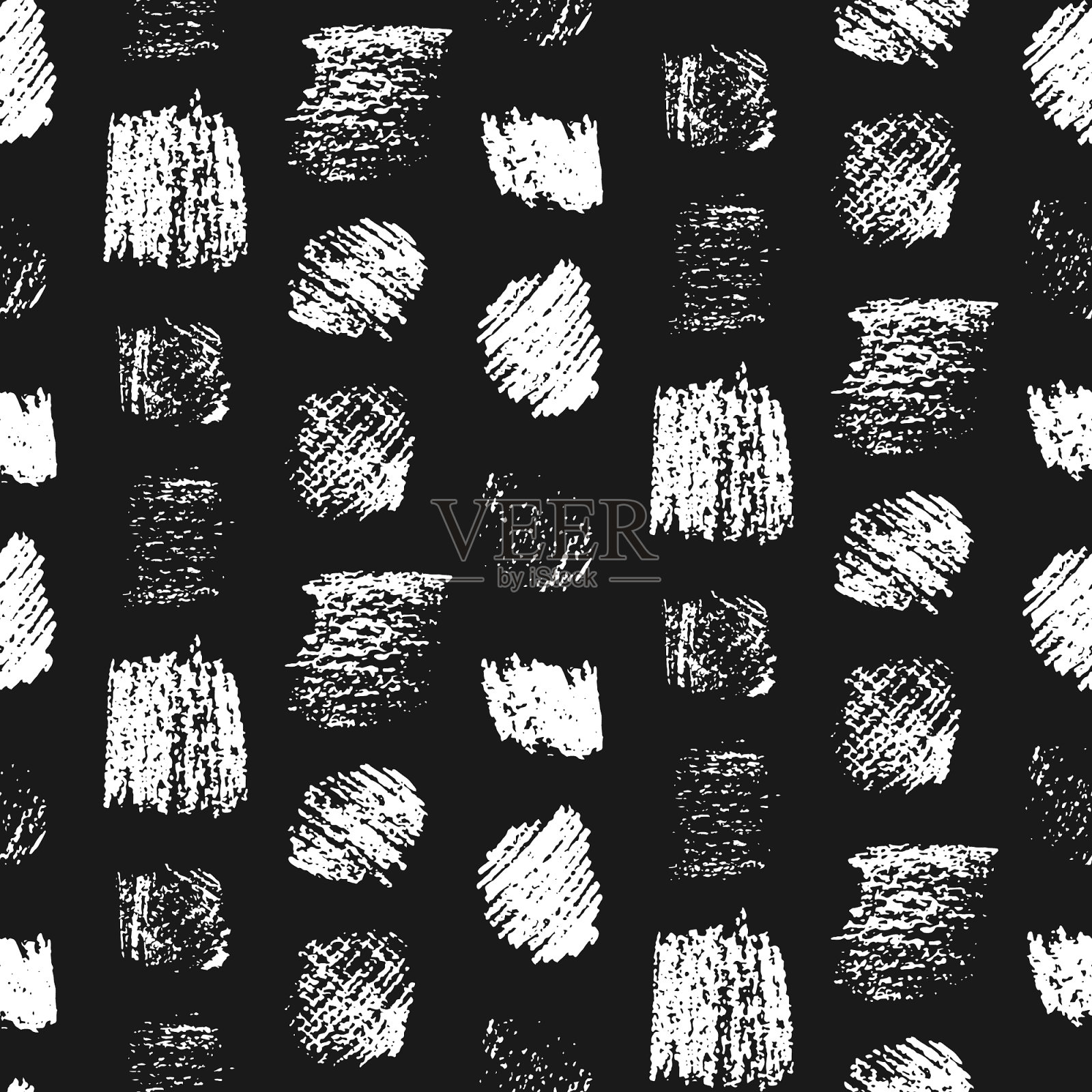 单色grunge划花方格图案插画图片素材