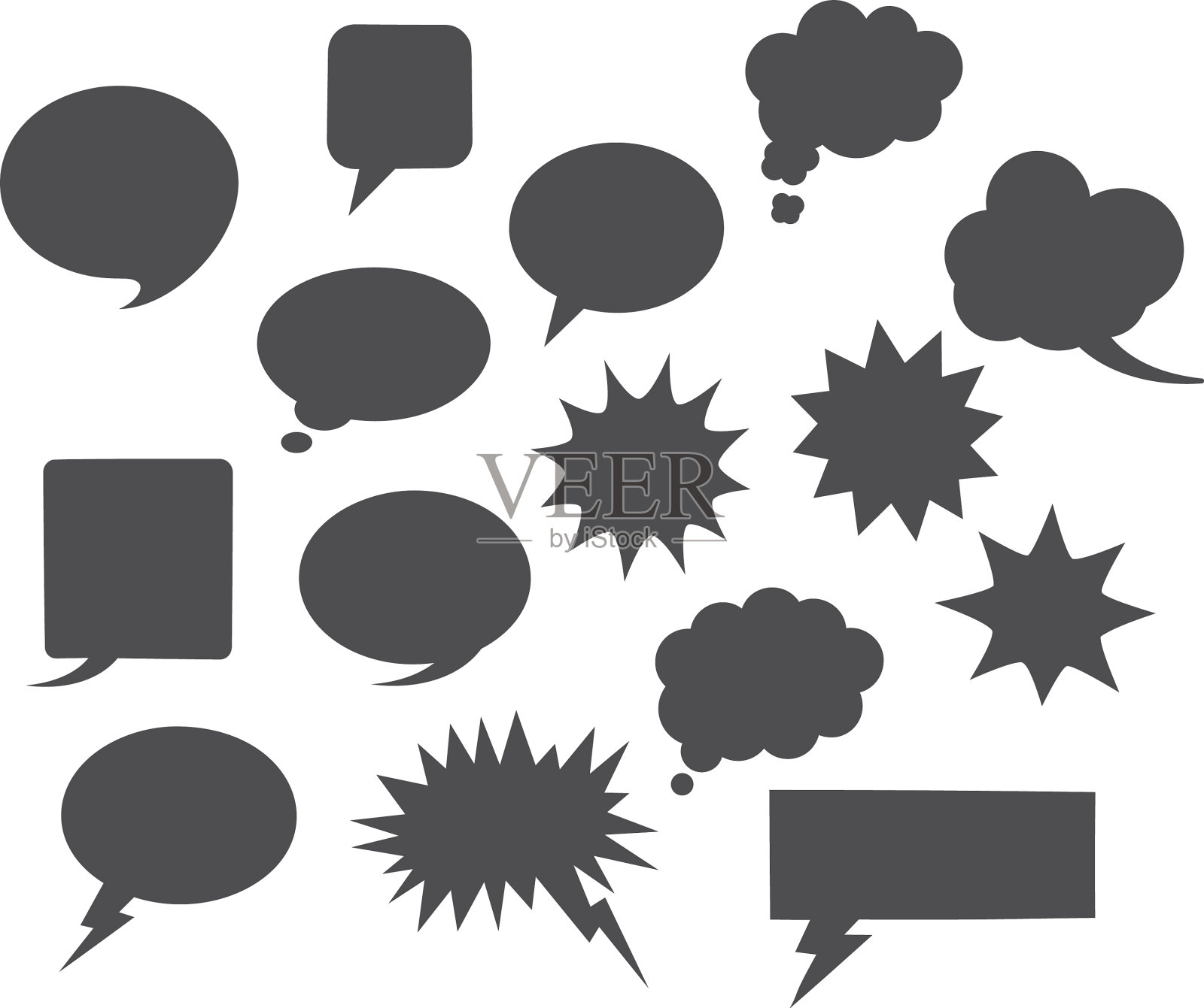 对话框设置插画图片素材