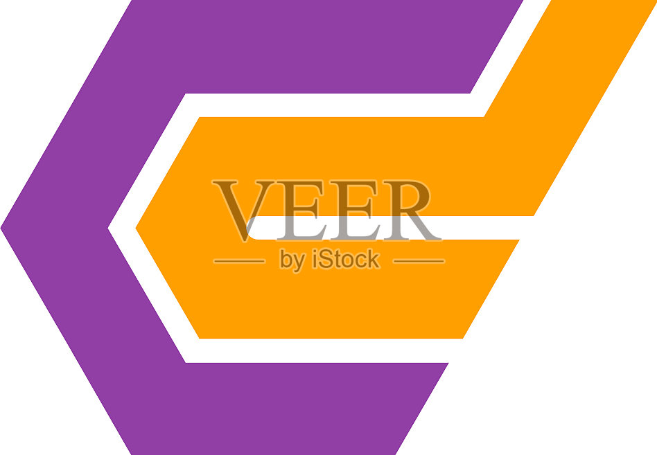 形状彩色几何公司标志设计元素图片