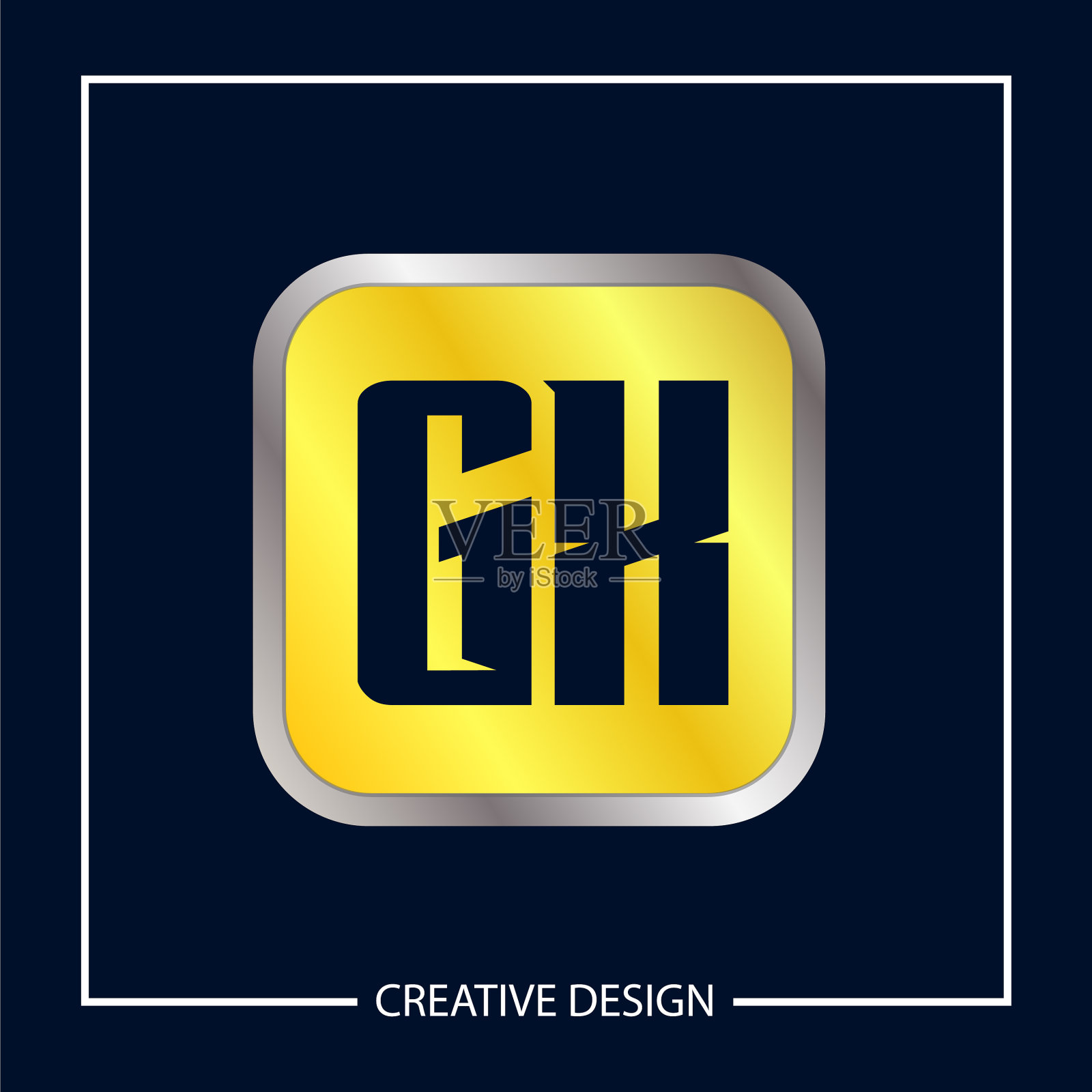 首字母gx标志模板设计插画图片素材