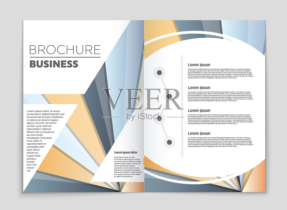 抽象布局的艺术背景设置插画图片素材