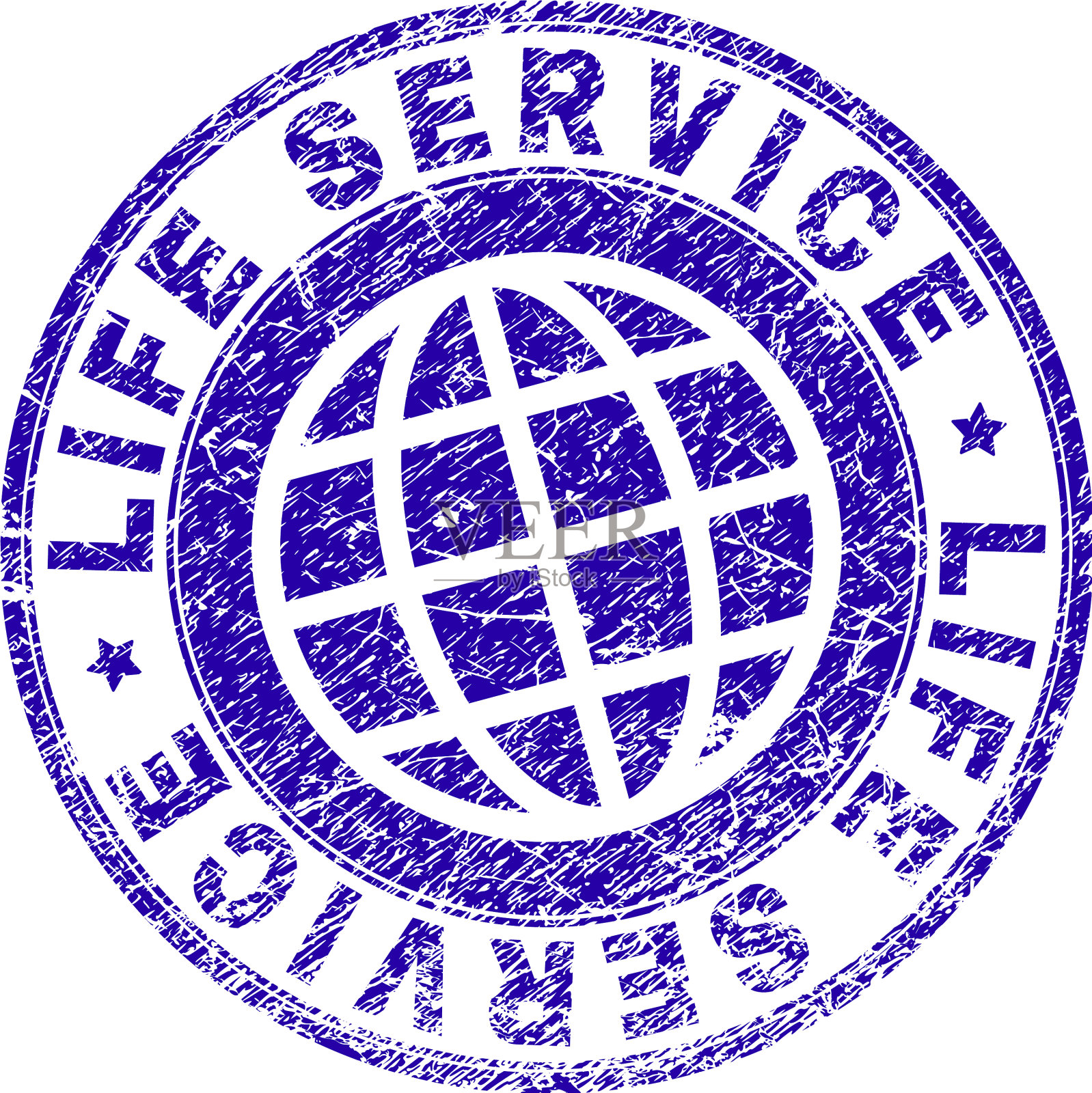 垃圾纹理生活服务印章印章插画图片素材