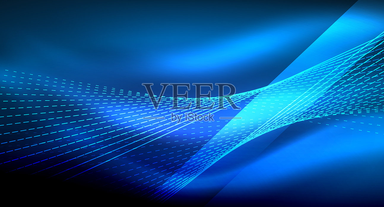 平滑的光效果直线发光插画图片素材