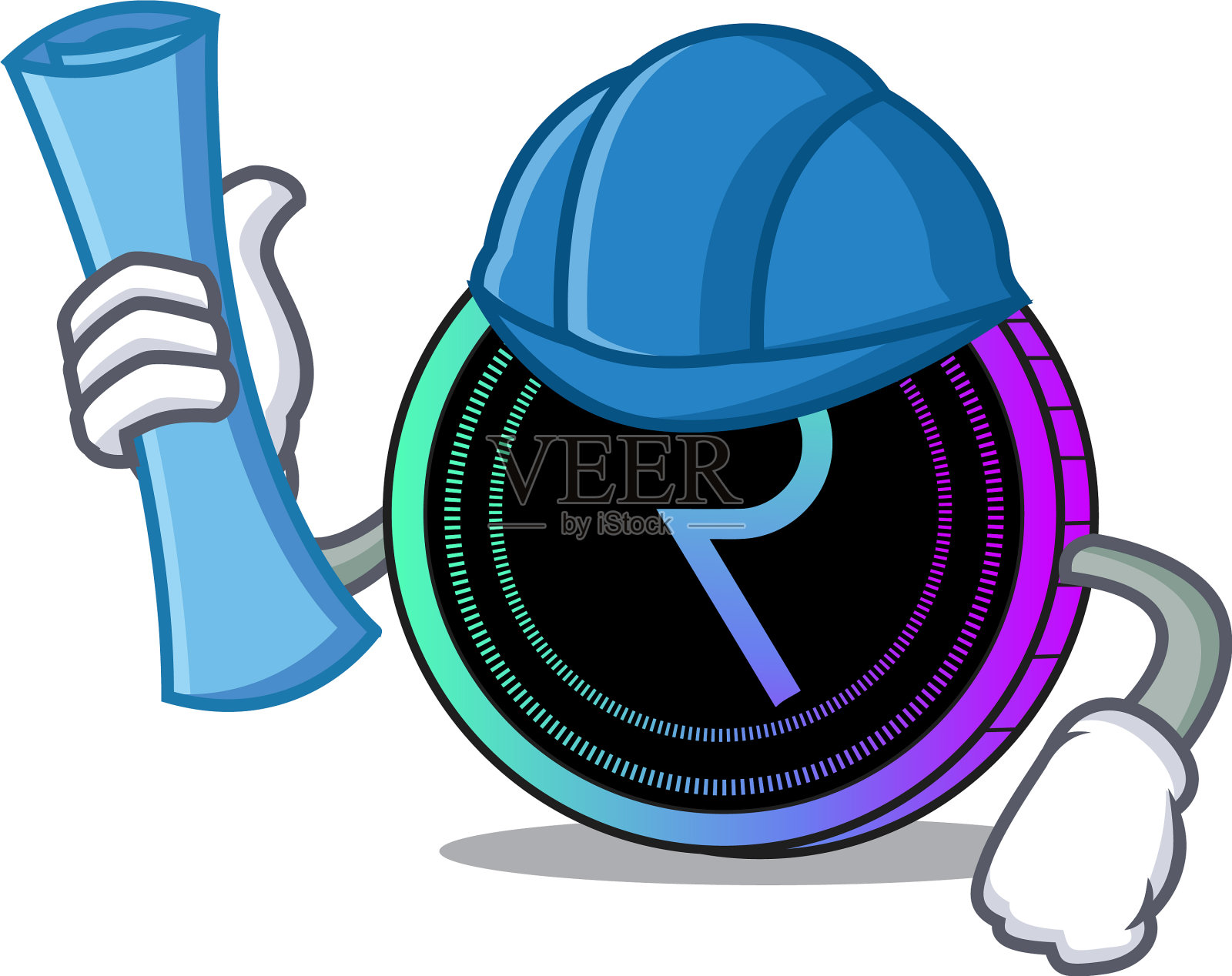 建筑师要求网络币人物卡通设计元素图片