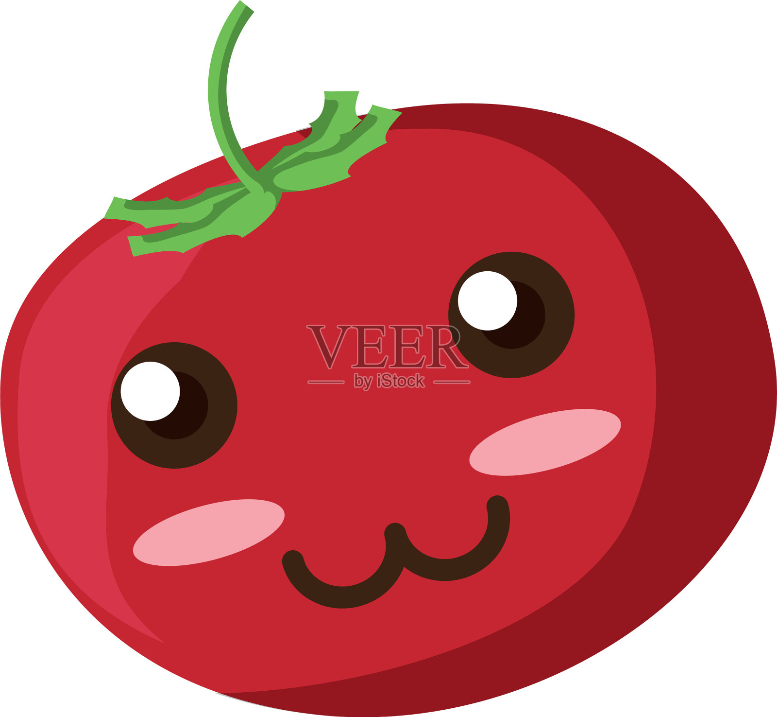 卡哇伊番茄图标imag设计元素图片