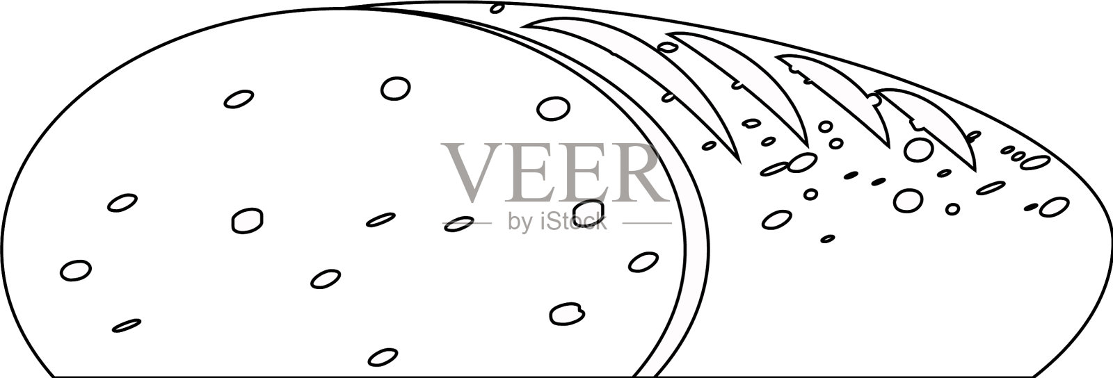 面包片图标设计元素图片