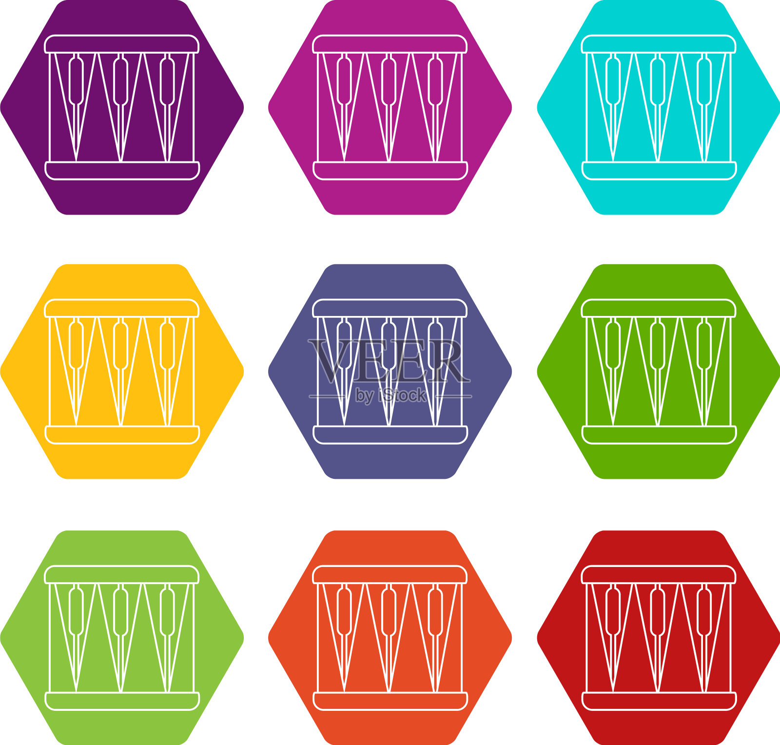 低音鼓图标设置9图标素材