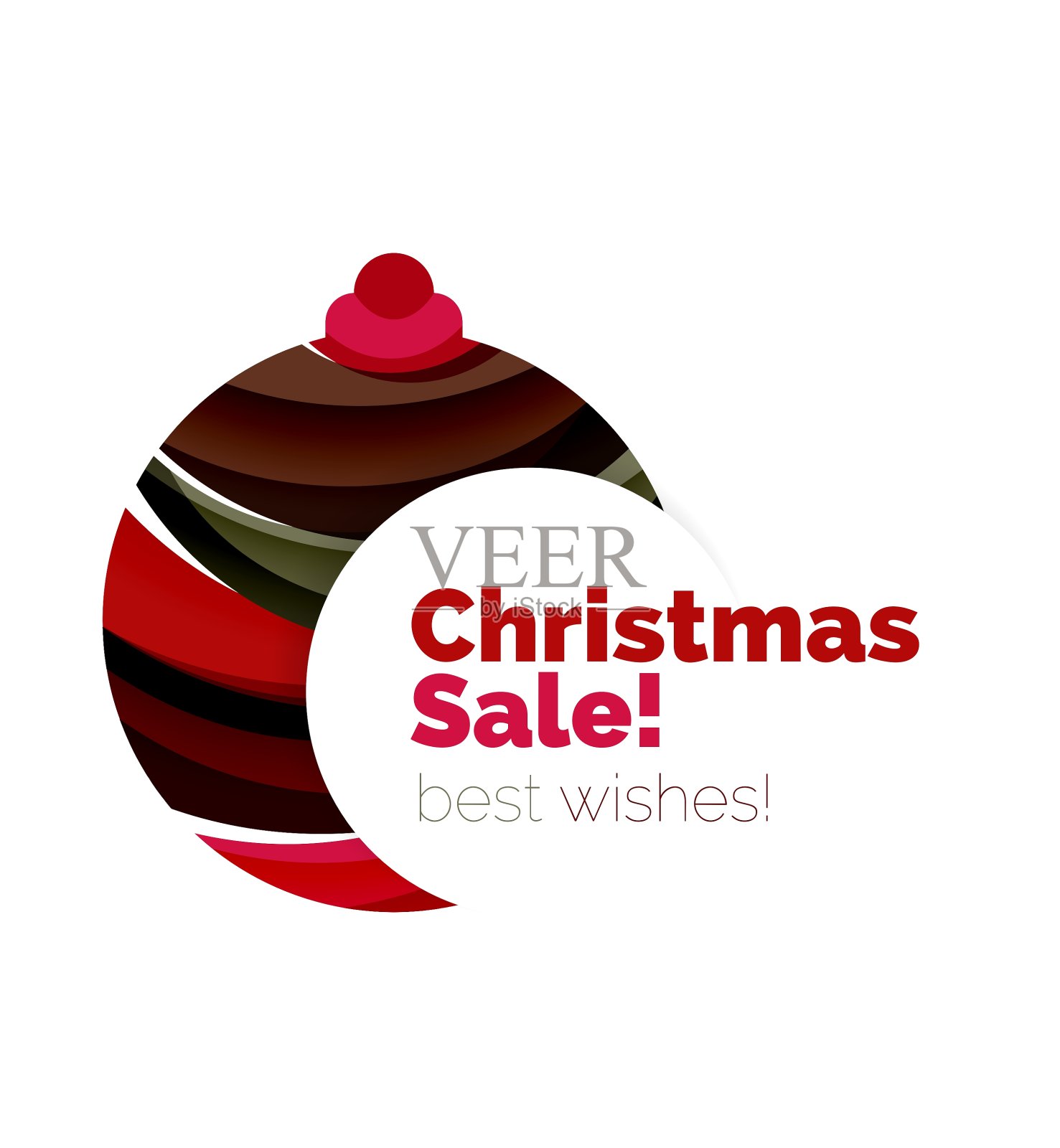 摘要用空白的圣诞促销横幅设计设计元素图片