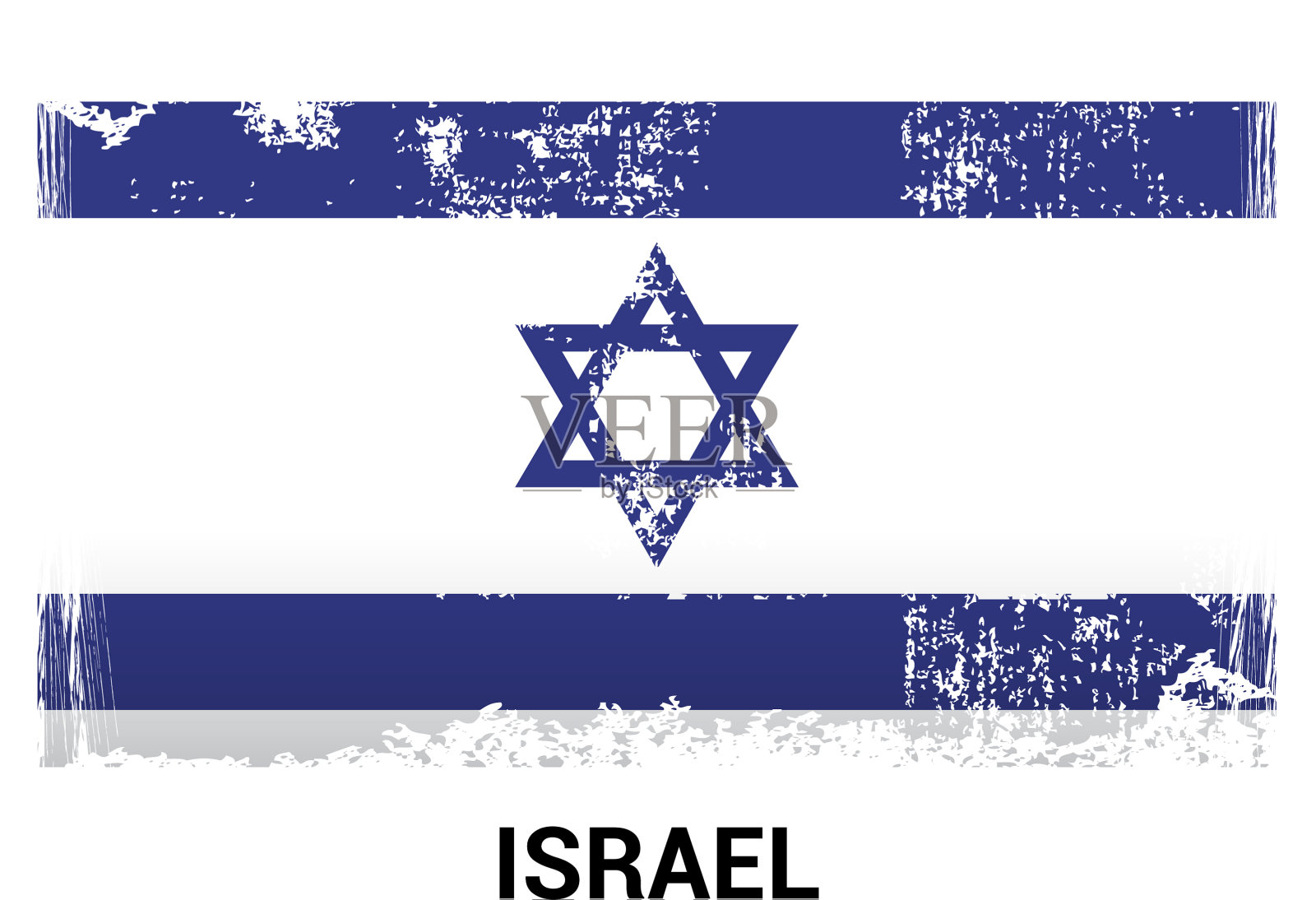 以色列国旗设计插画图片素材