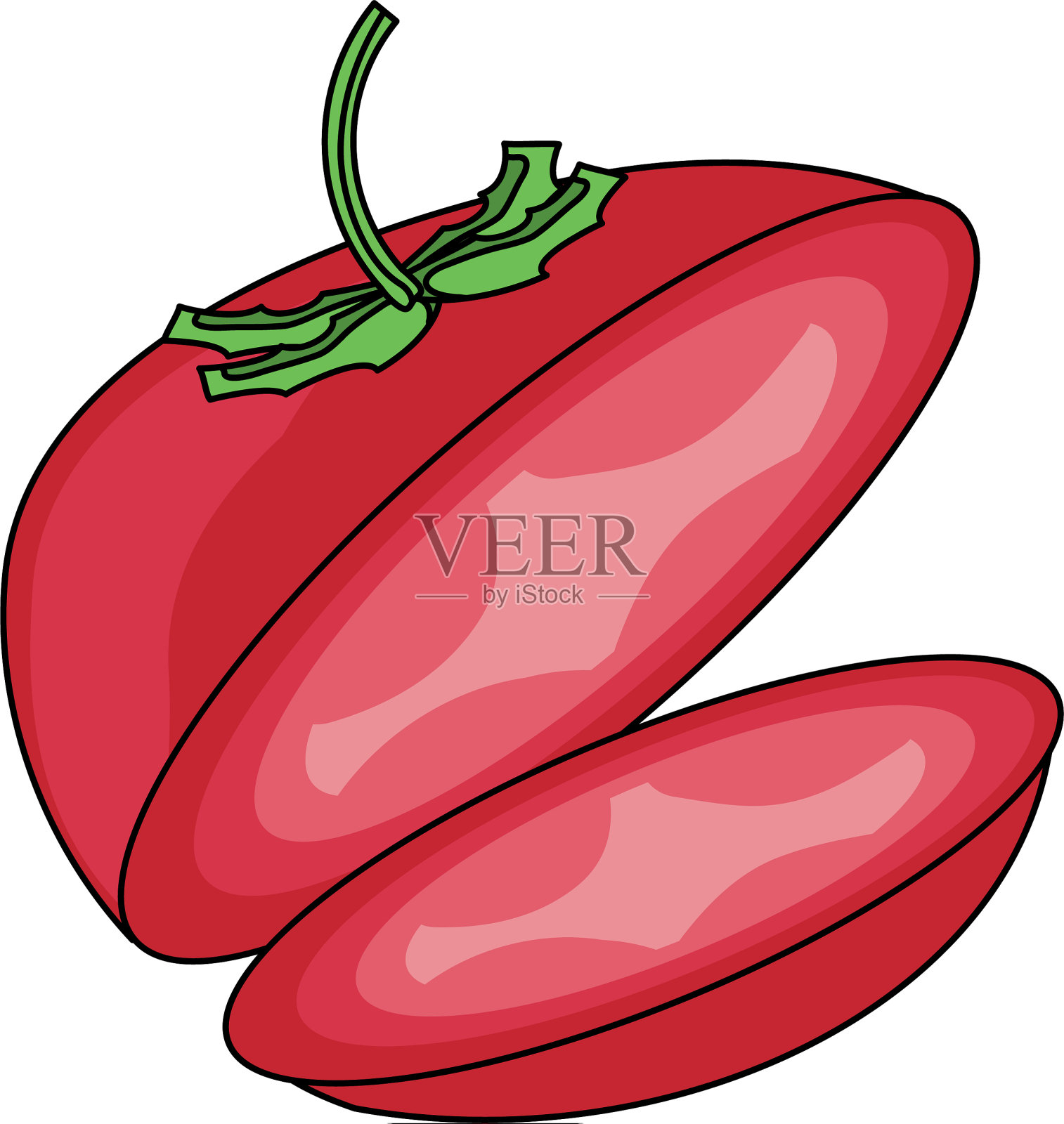 番茄蔬菜图标设计元素图片