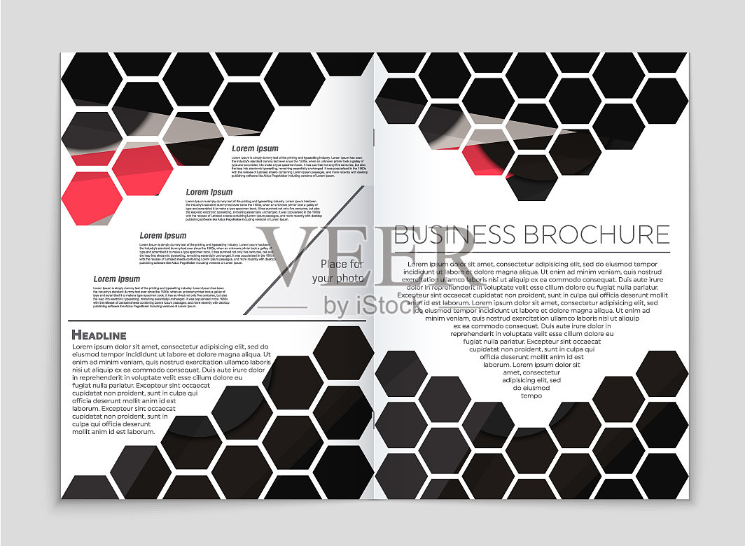 抽象布局的艺术背景设置插画图片素材