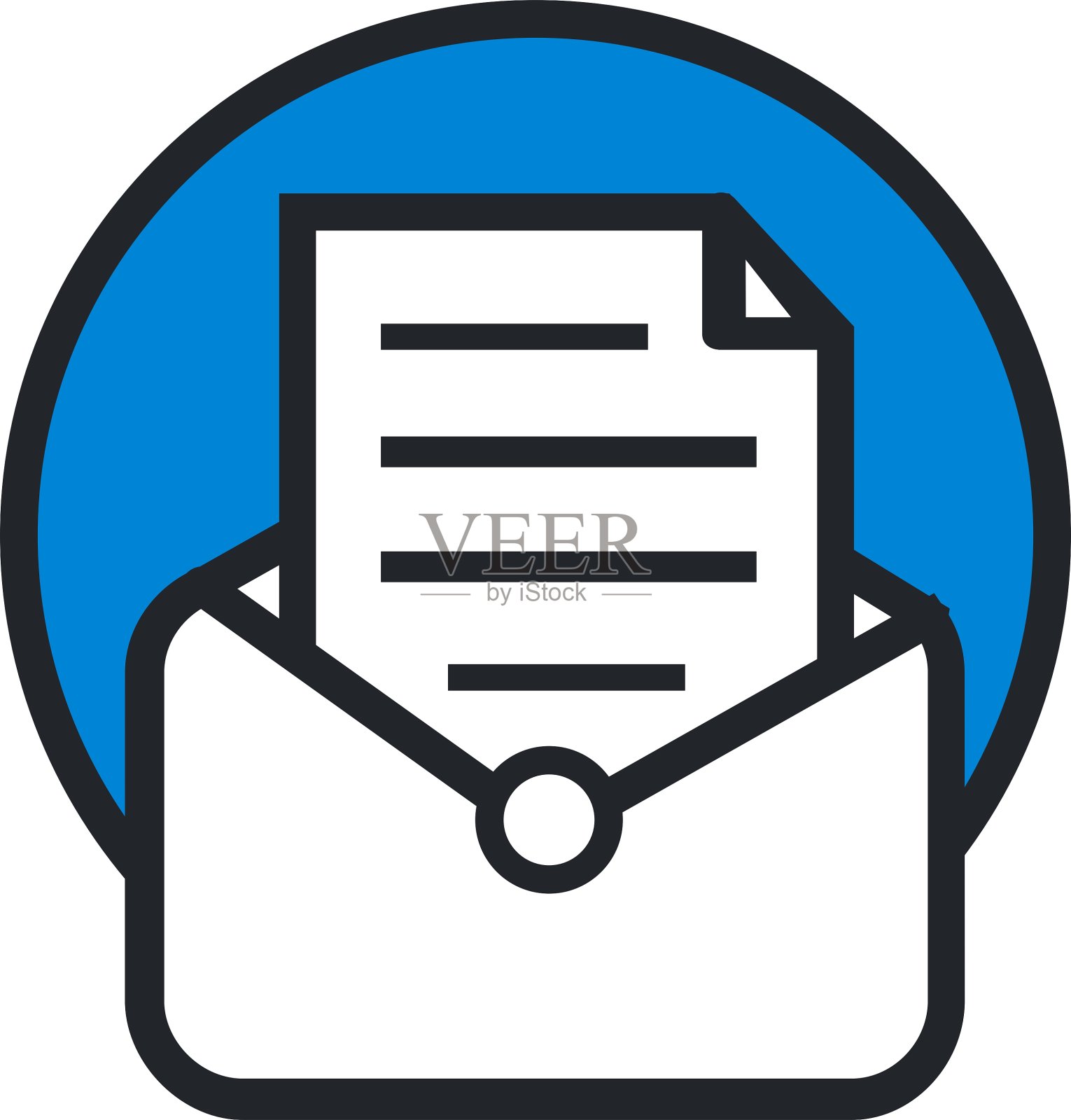 圣诞圈蓝色图标新年插画图片素材